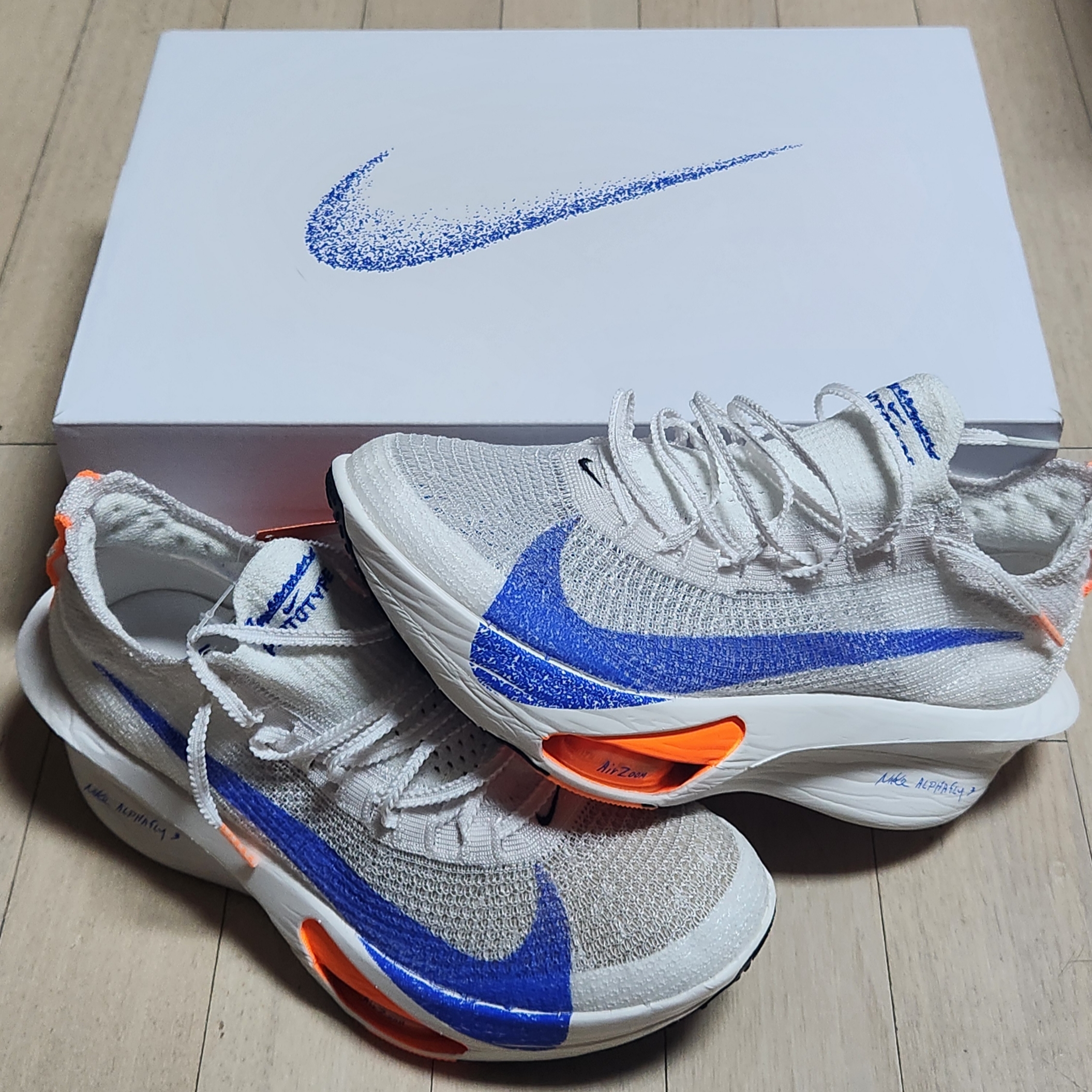 Nike Air Zoom Alphafly Next% 3 Blueprint 착용 스타일