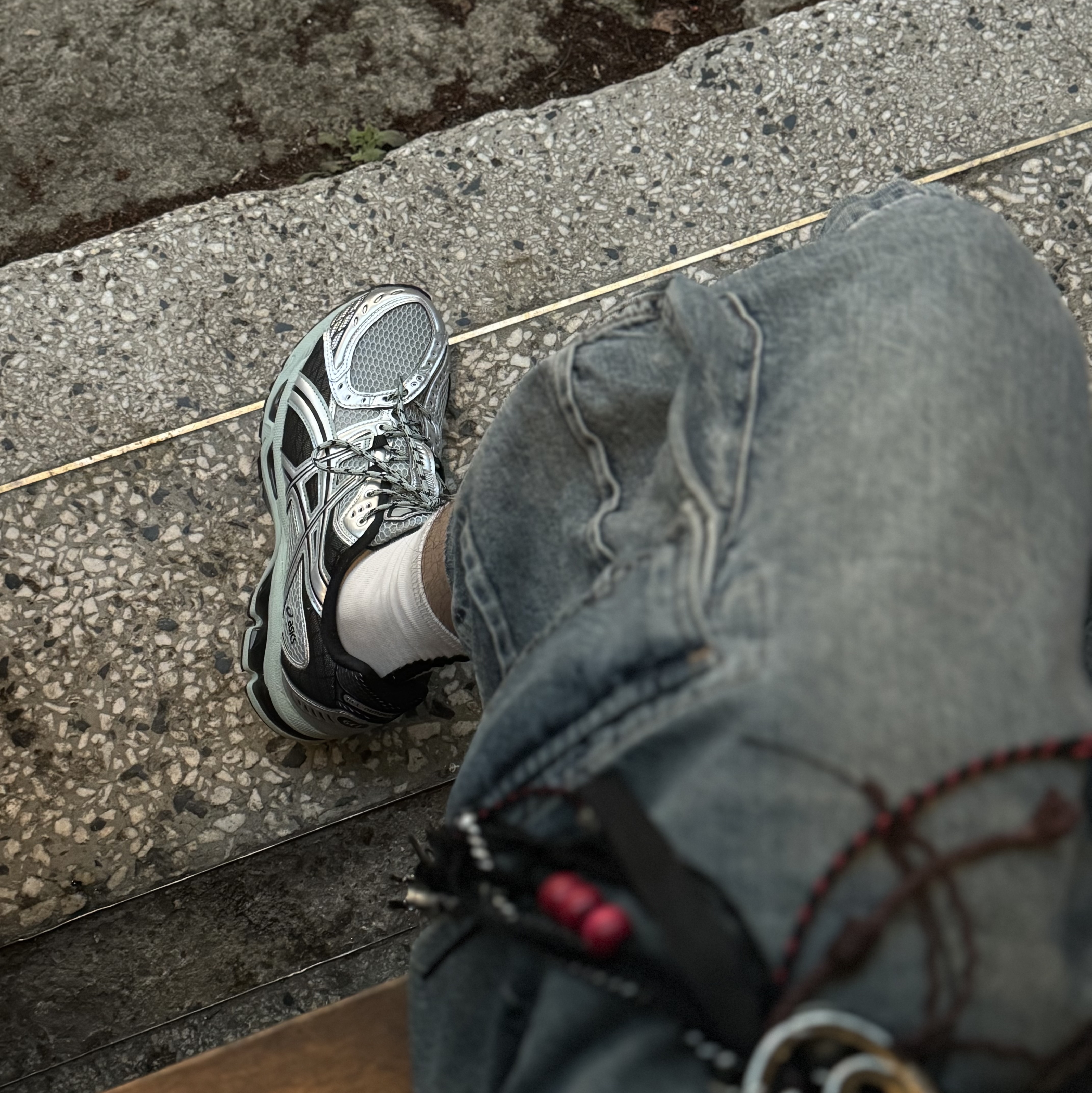 Asics Gel-Nimbus 10.1 Ocean Haze Pure Silver 착용 스타일 - 3