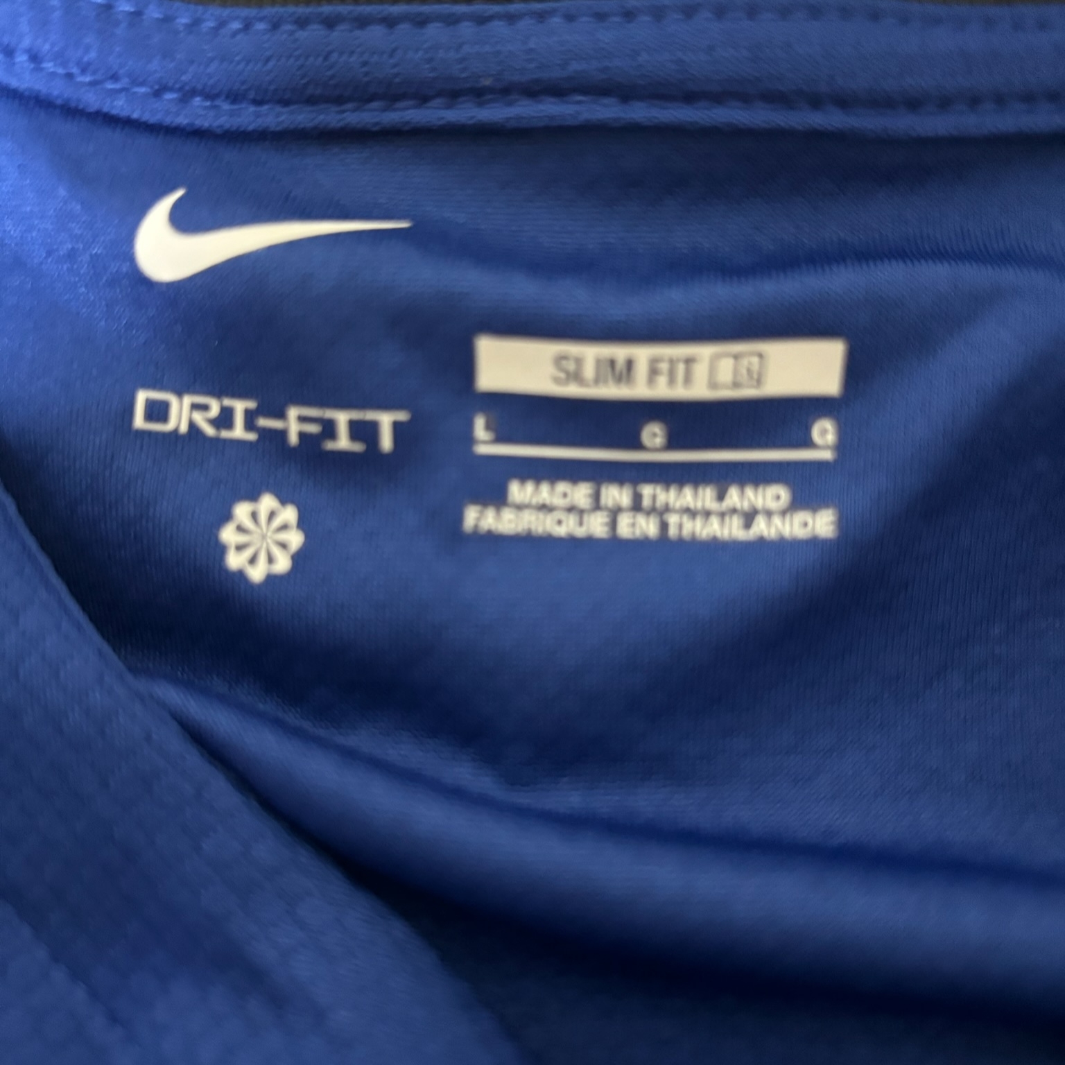 Nike Korea Dri-Fit Strike Knit Football Top Global Blue 착용 스타일 - 2