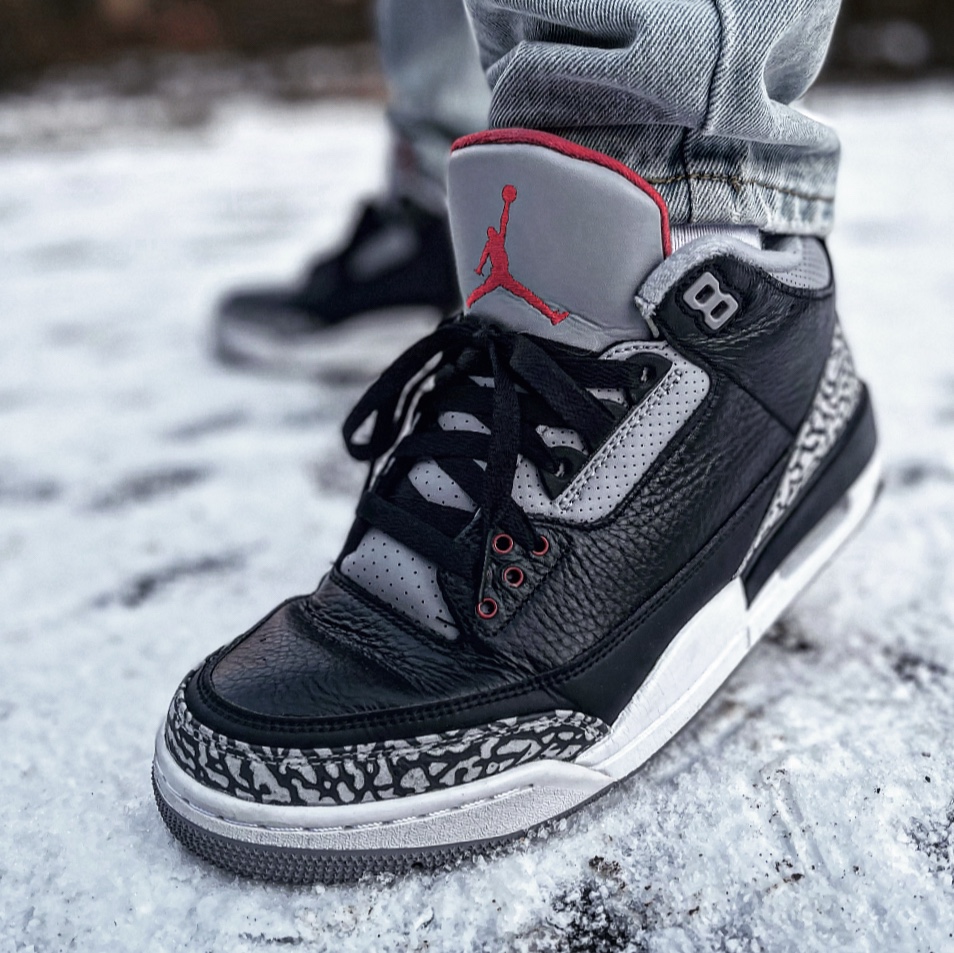 Jordan 3 Retro OG Black Cement 2018 착용 스타일 - 2