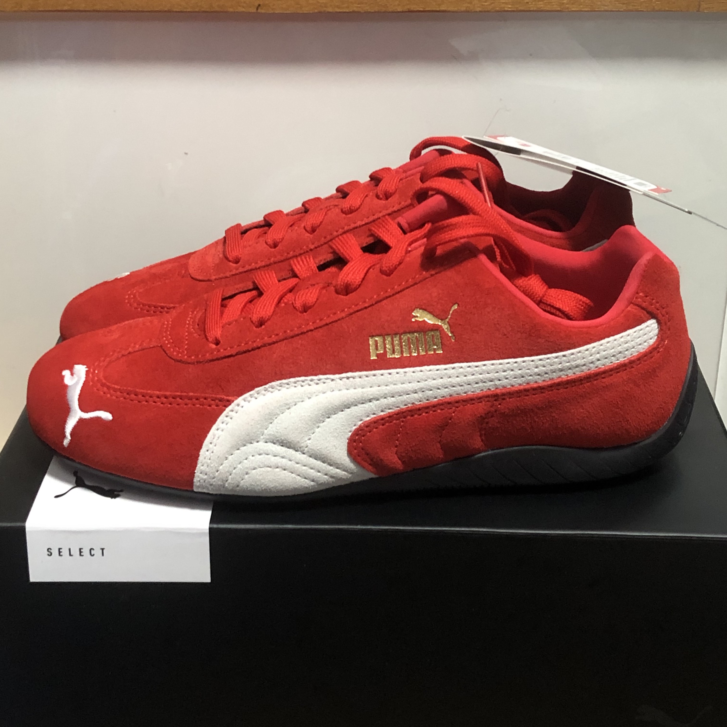 Puma Speedcat OG Red White 착용 스타일