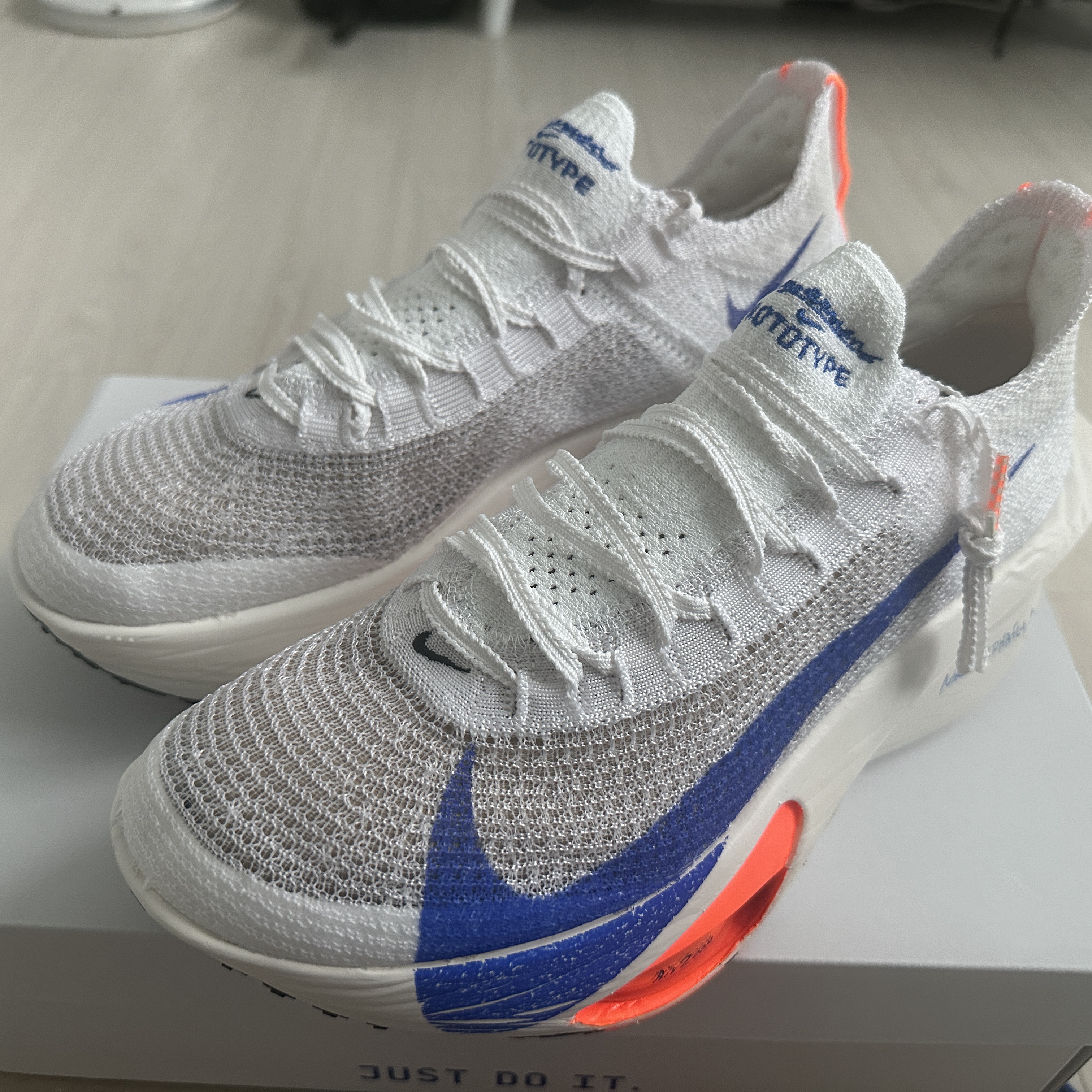 Nike Air Zoom Alphafly Next% 3 Blueprint 착용 스타일