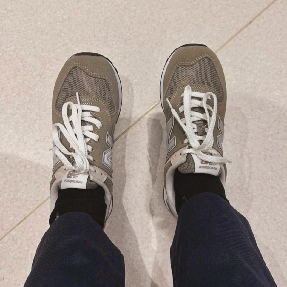 New Balance 574 Worn By Anyone Grey - D Standard 착용 스타일