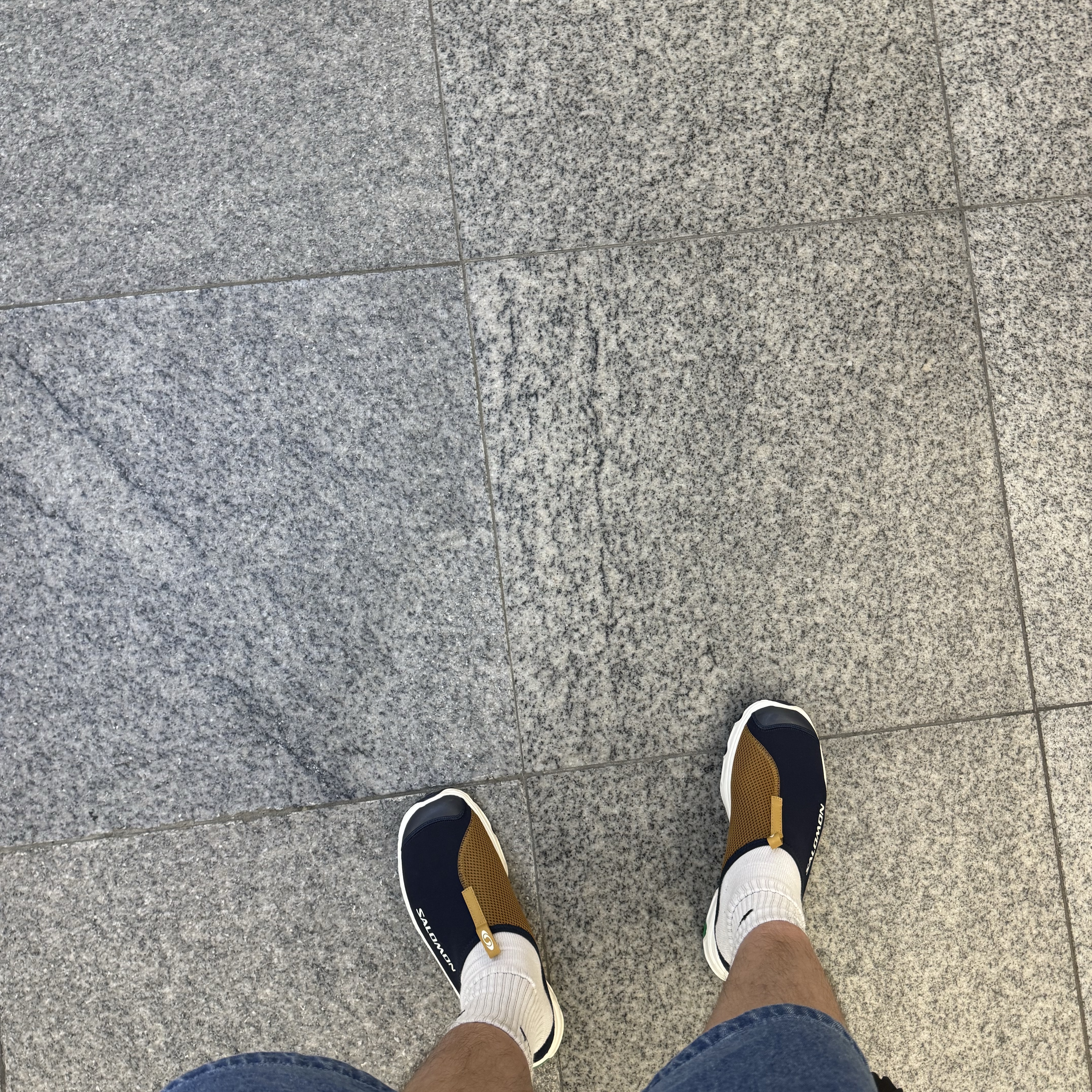 Salomon RX Slide 3.0 Dark Sapphire 착용 스타일 - 1