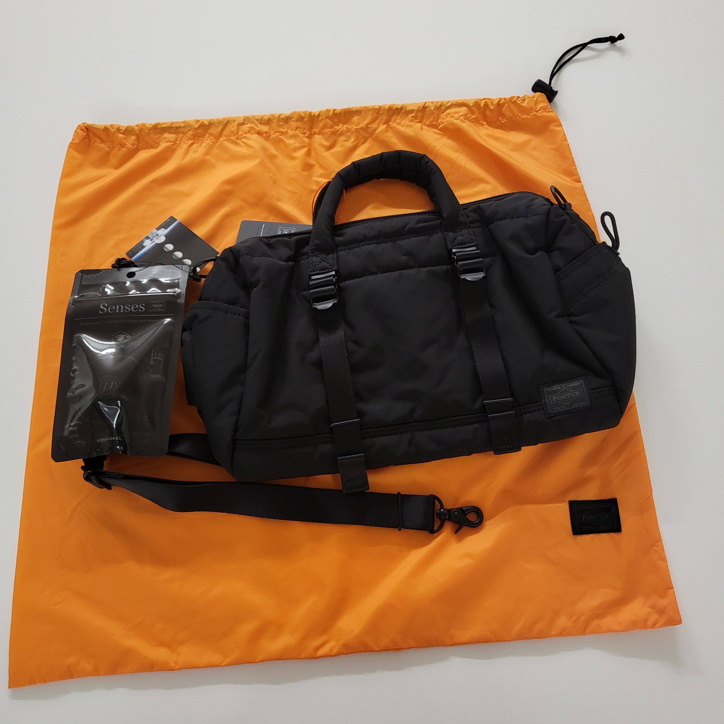 Porter Senses Doctors Bag Black 착용 스타일