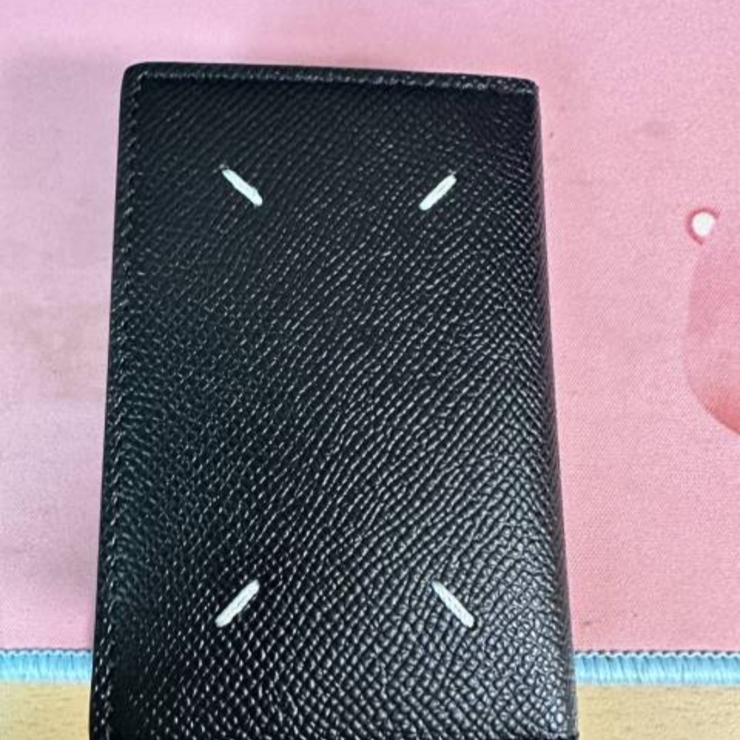 Maison Margiela Leather Bi-Fold Card Holder Black 착용 스타일