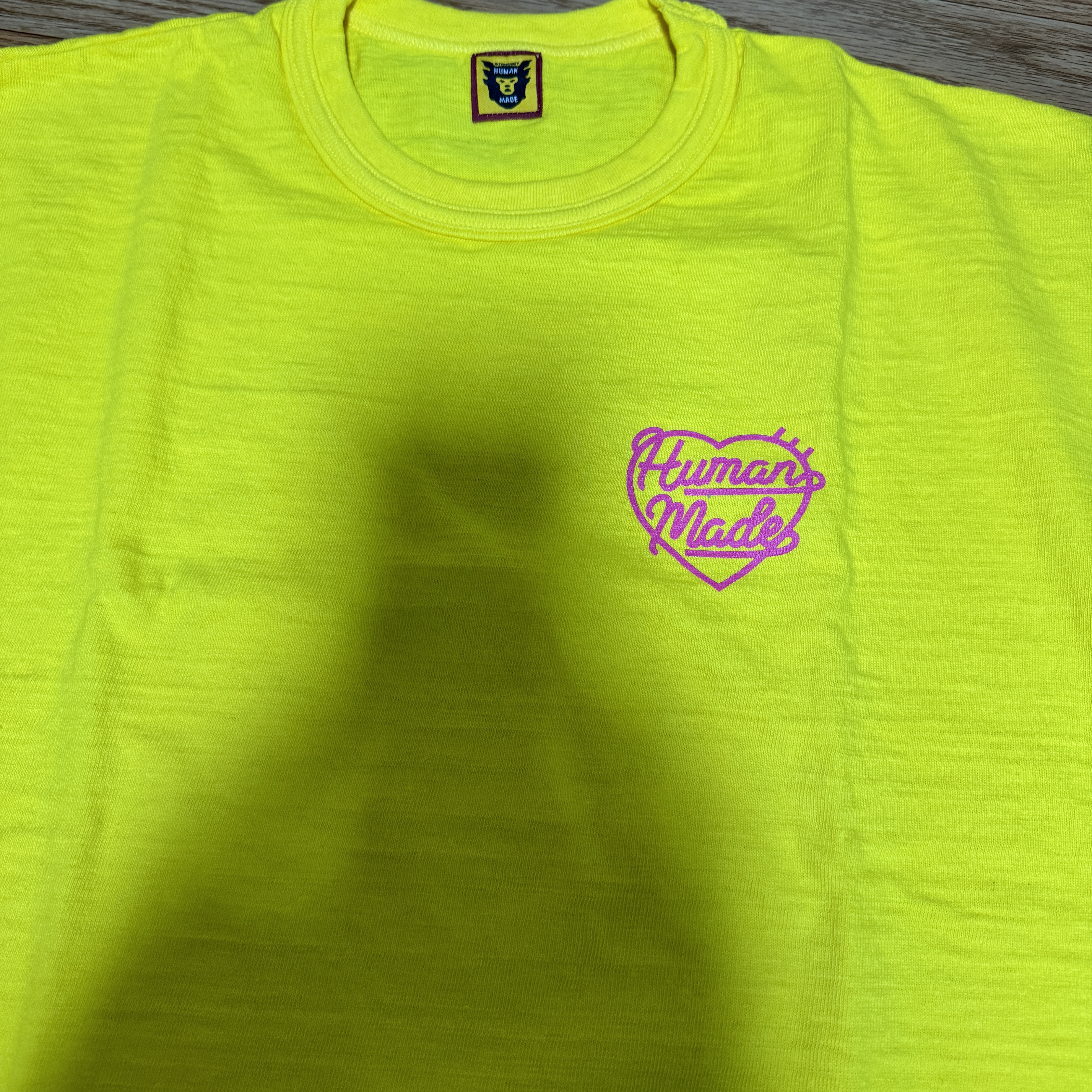 Human Made Color T-Shirt Yellow 착용 스타일 - 2
