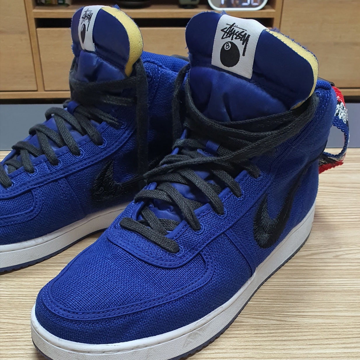 Nike x Stussy Vandal High Deep Royal Blue 착용 스타일 - 2