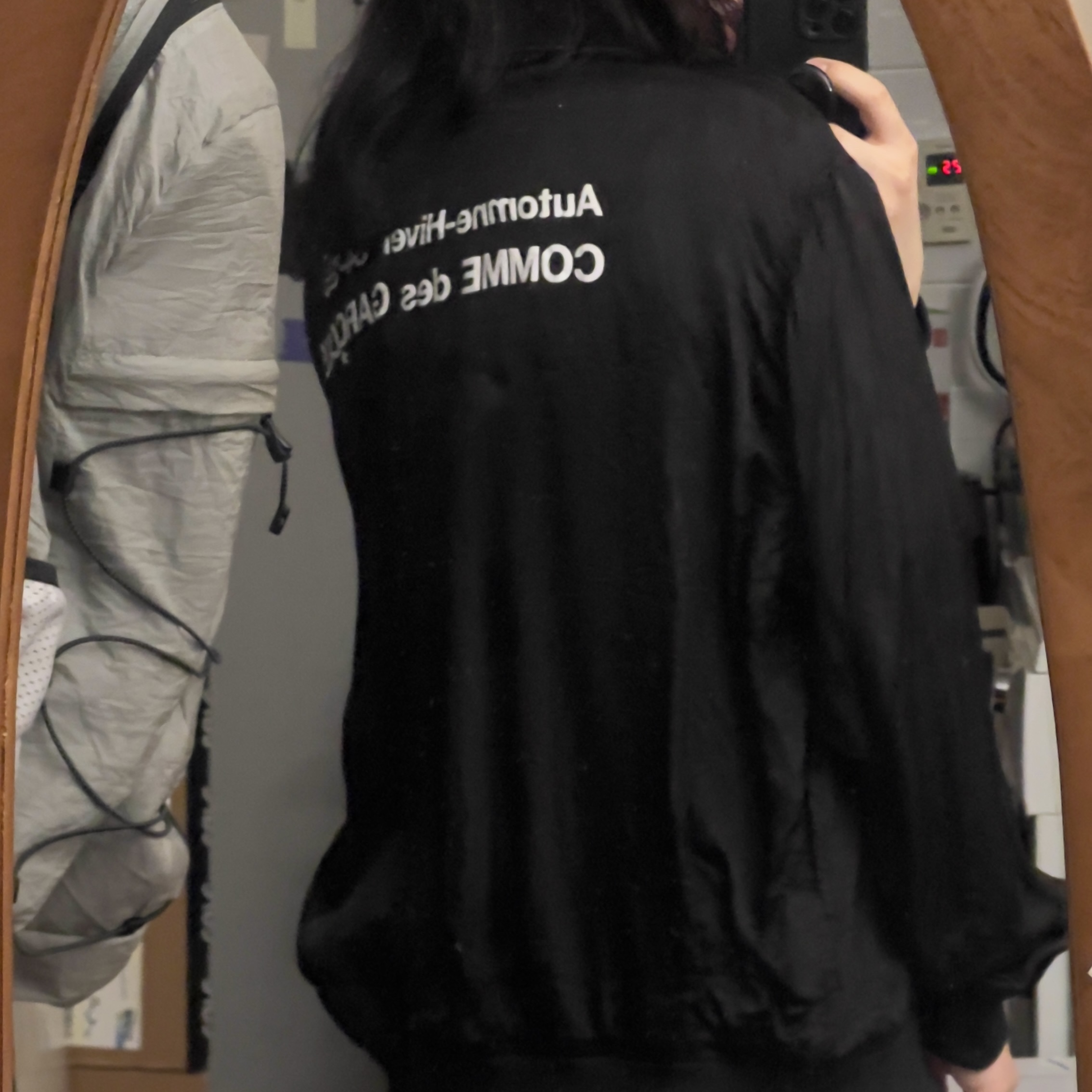 CDG '84-85 Staff Blouson Black 착용 스타일