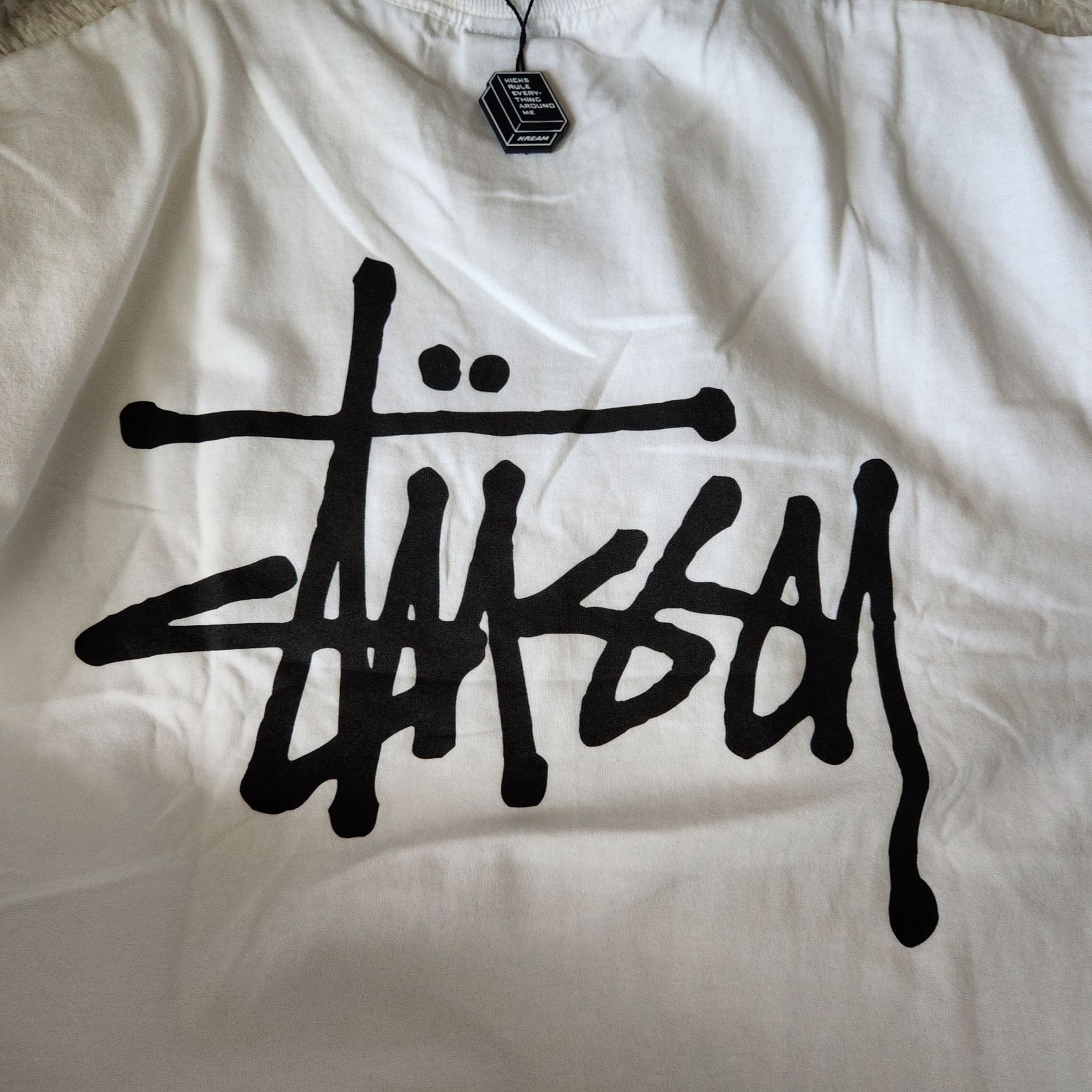 Stussy Basic Stussy T-Shirt White 2024, 2025 착용 스타일