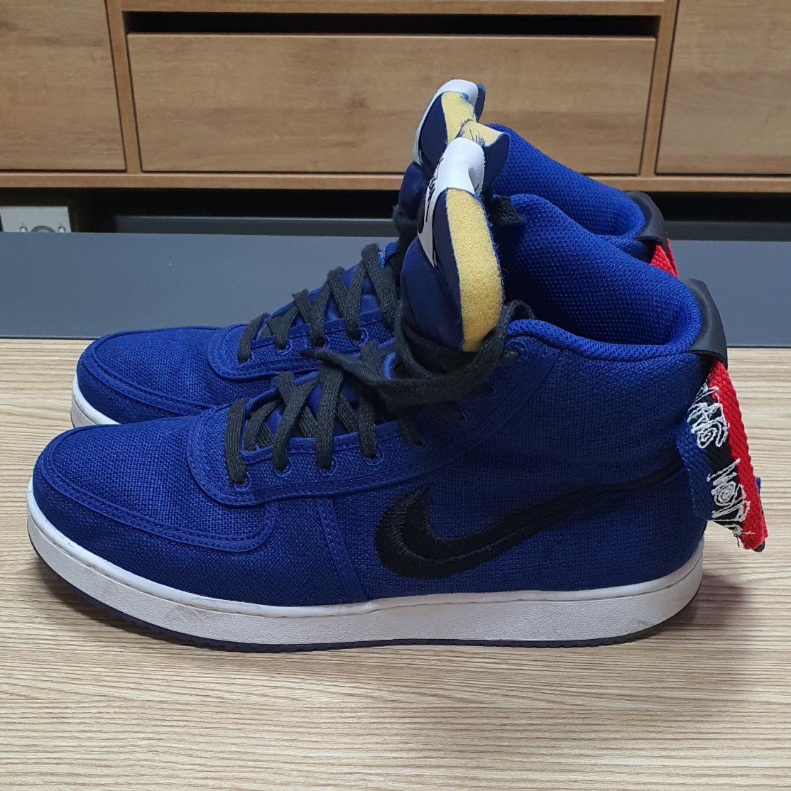Nike x Stussy Vandal High Deep Royal Blue 착용 스타일 - 3
