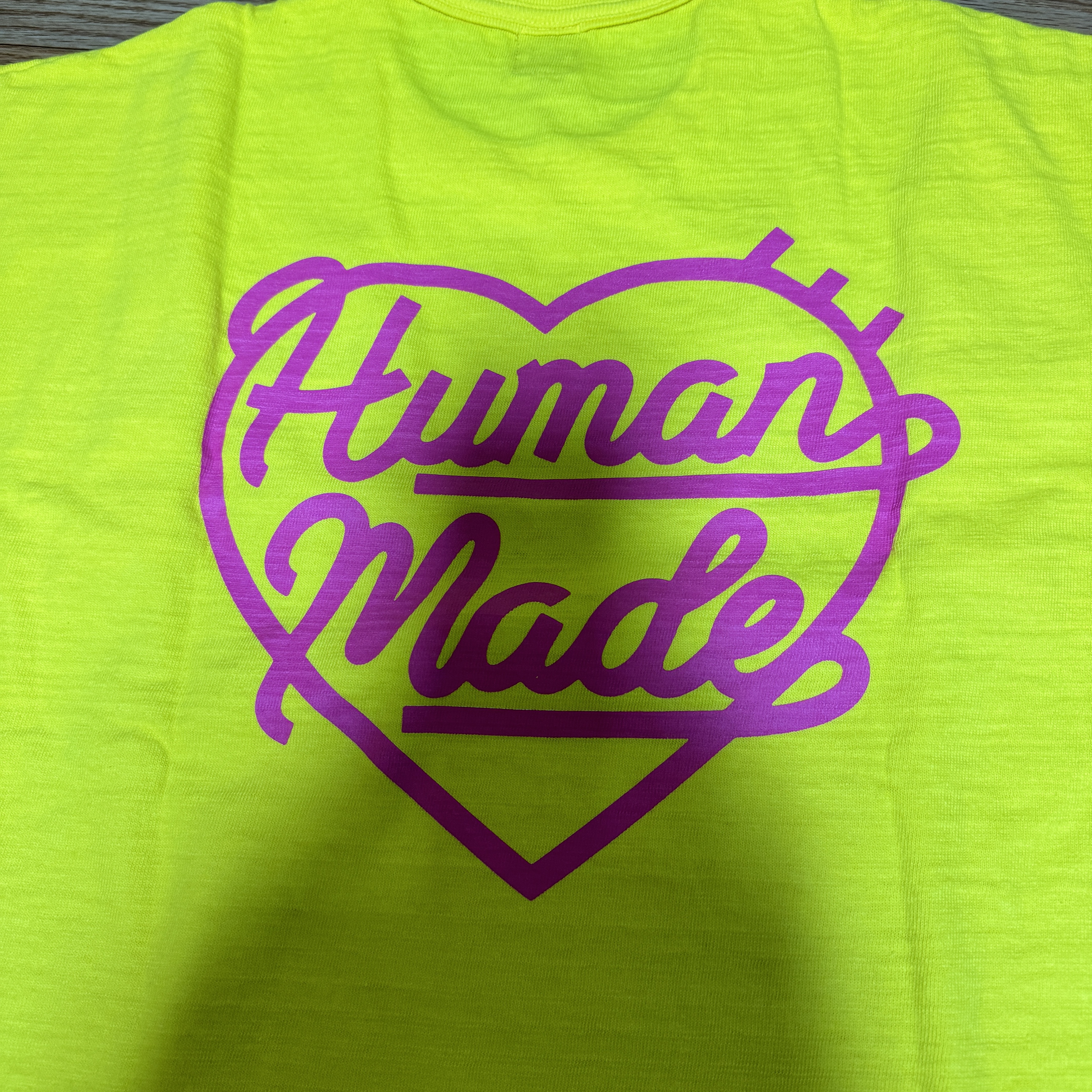 Human Made Color T-Shirt Yellow 착용 스타일 - 1