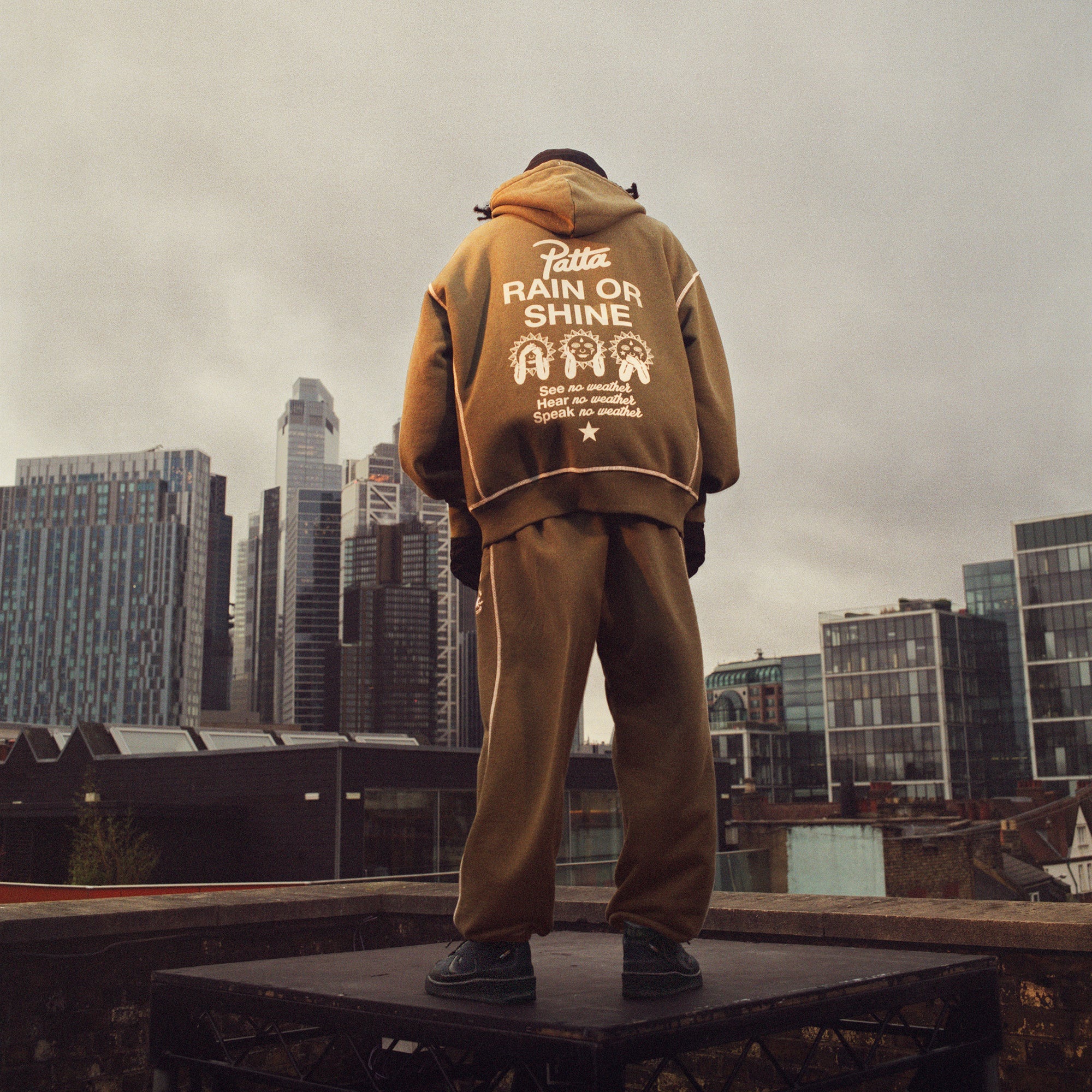 Nike x Patta Varsity Jacket Black Yellow - Asia, Stussy x Patta Boxing Short Black 착용 스타일 - 8