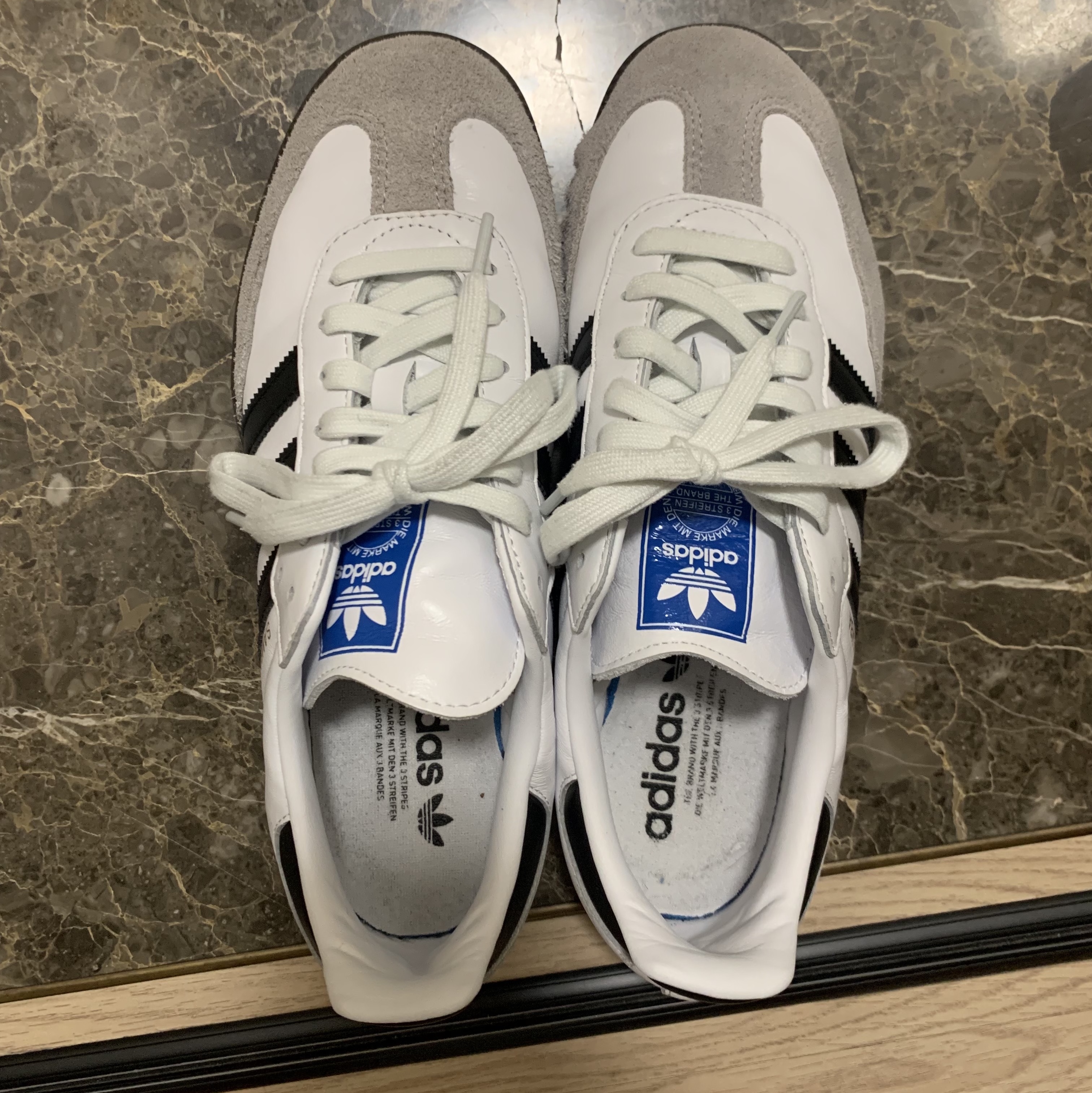 Adidas Samba OG Cloud White 착용 스타일