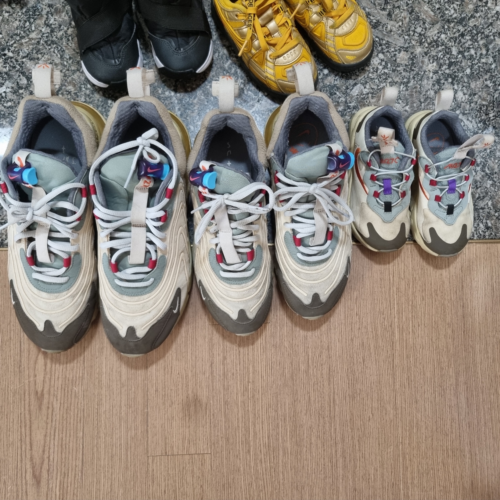 (PS) Nike x Travis Scott Air Max 270 React Cactus Trails, Nike x Travis Scott Air Max 270 React Cactus Trails 착용 스타일