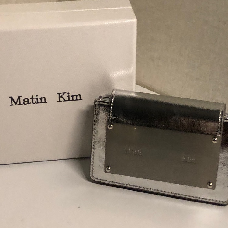 Matin Kim Accordion Wallet Silver 착용 스타일 - 2