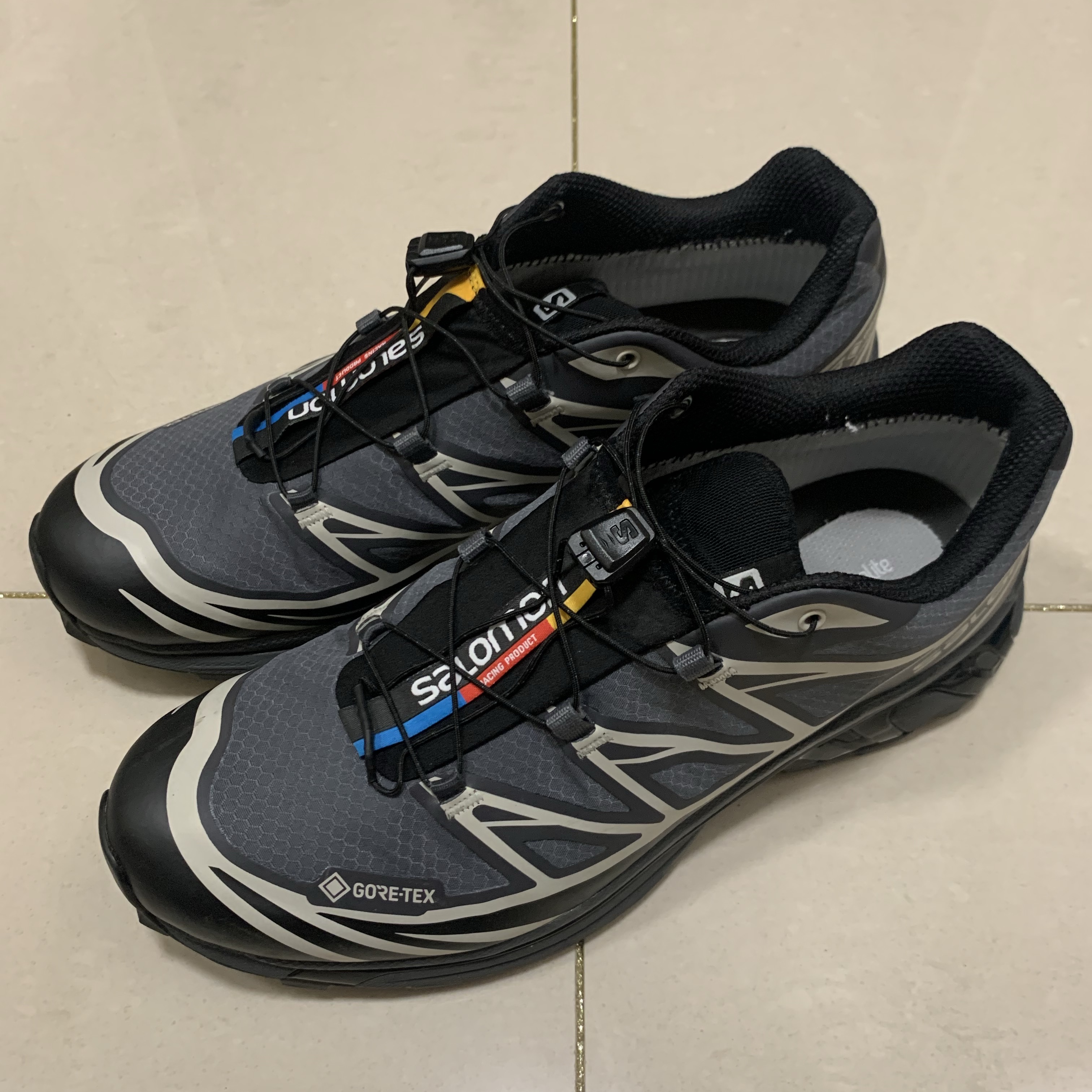 Salomon XT-6 Gore-Tex Black Ebony 착용 스타일