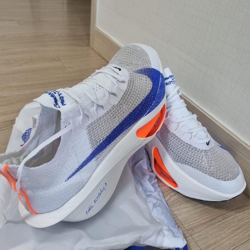 Nike Air Zoom Alphafly Next% 3 Blueprint 착용 스타일