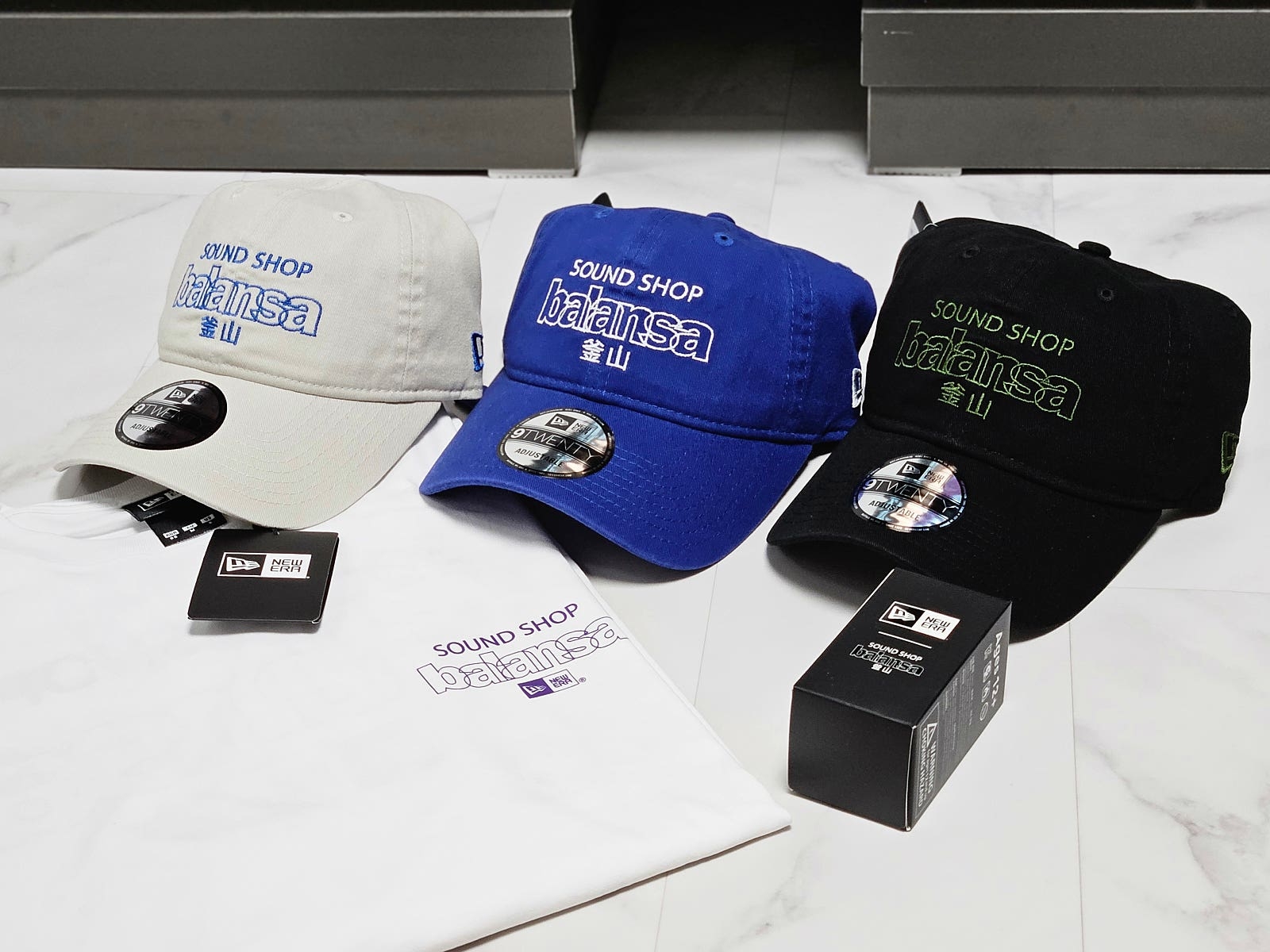 New Era x Balansa Unstructured Ball Cap Black Green, New Era x Balansa Unstructured Ball Cap White 착용 스타일 - 7