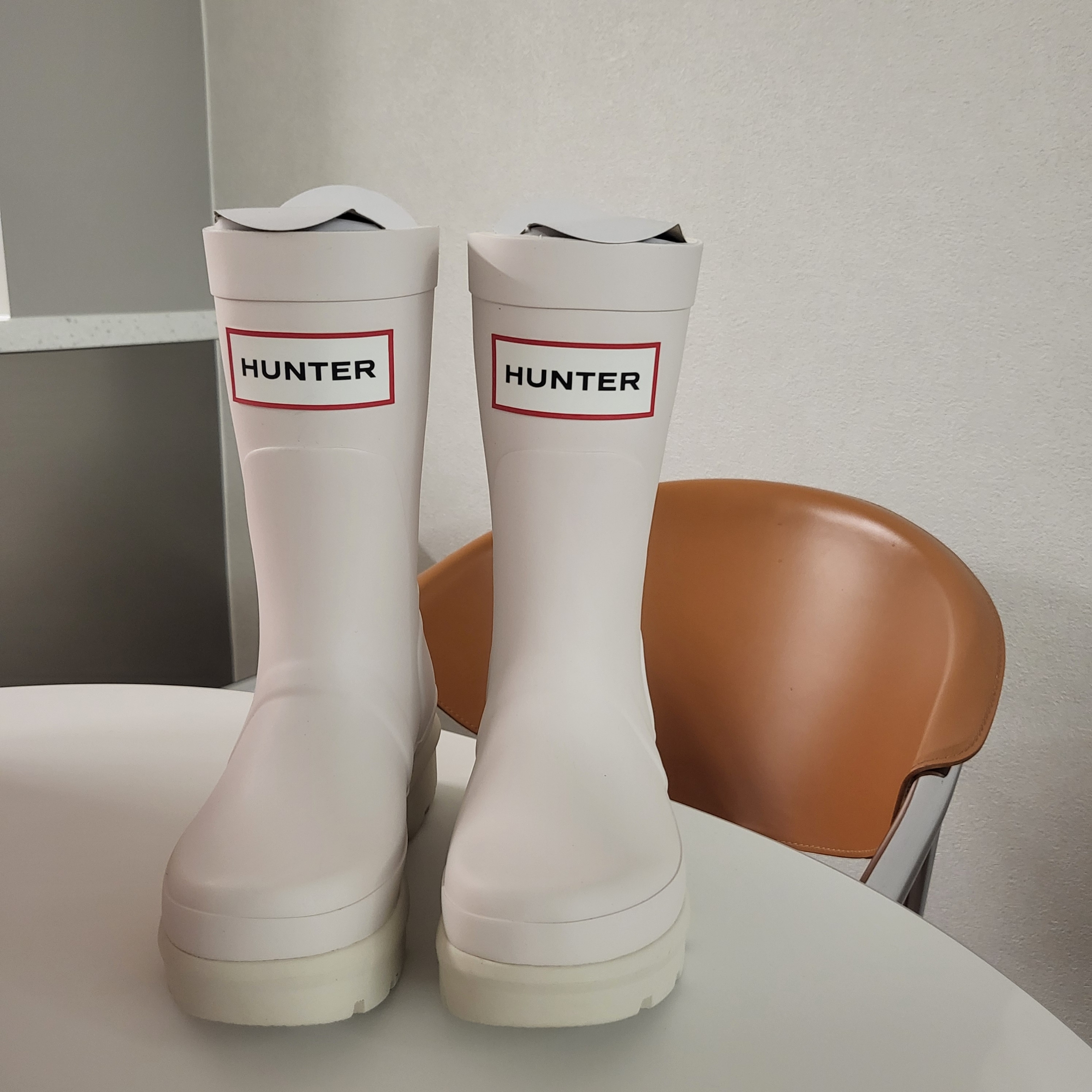 Hunter Original 2.0 Short Rain Boots Black 착용 스타일