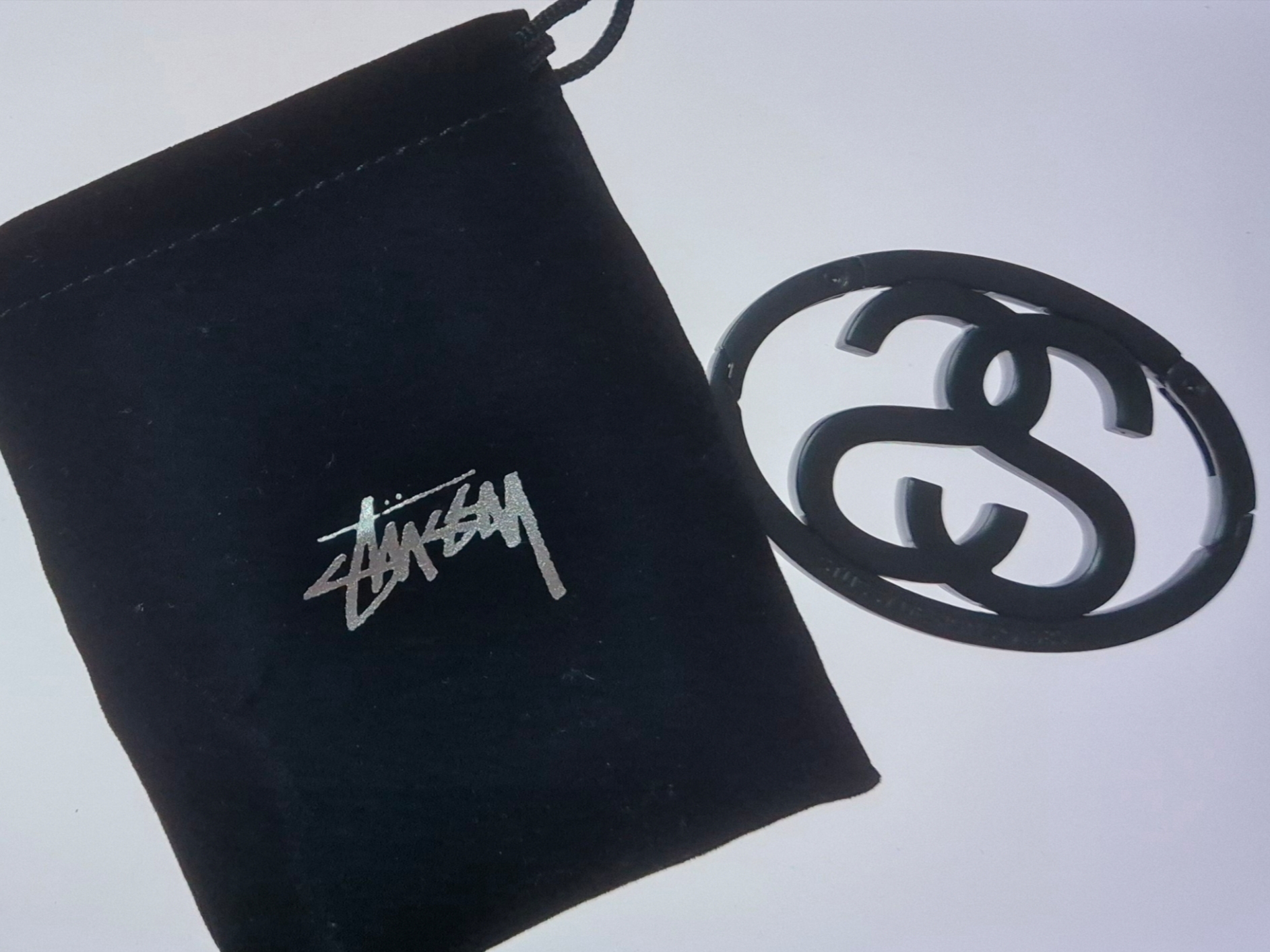 스투시 SS 링크 카라비너 블랙 | Stussy | KREAM