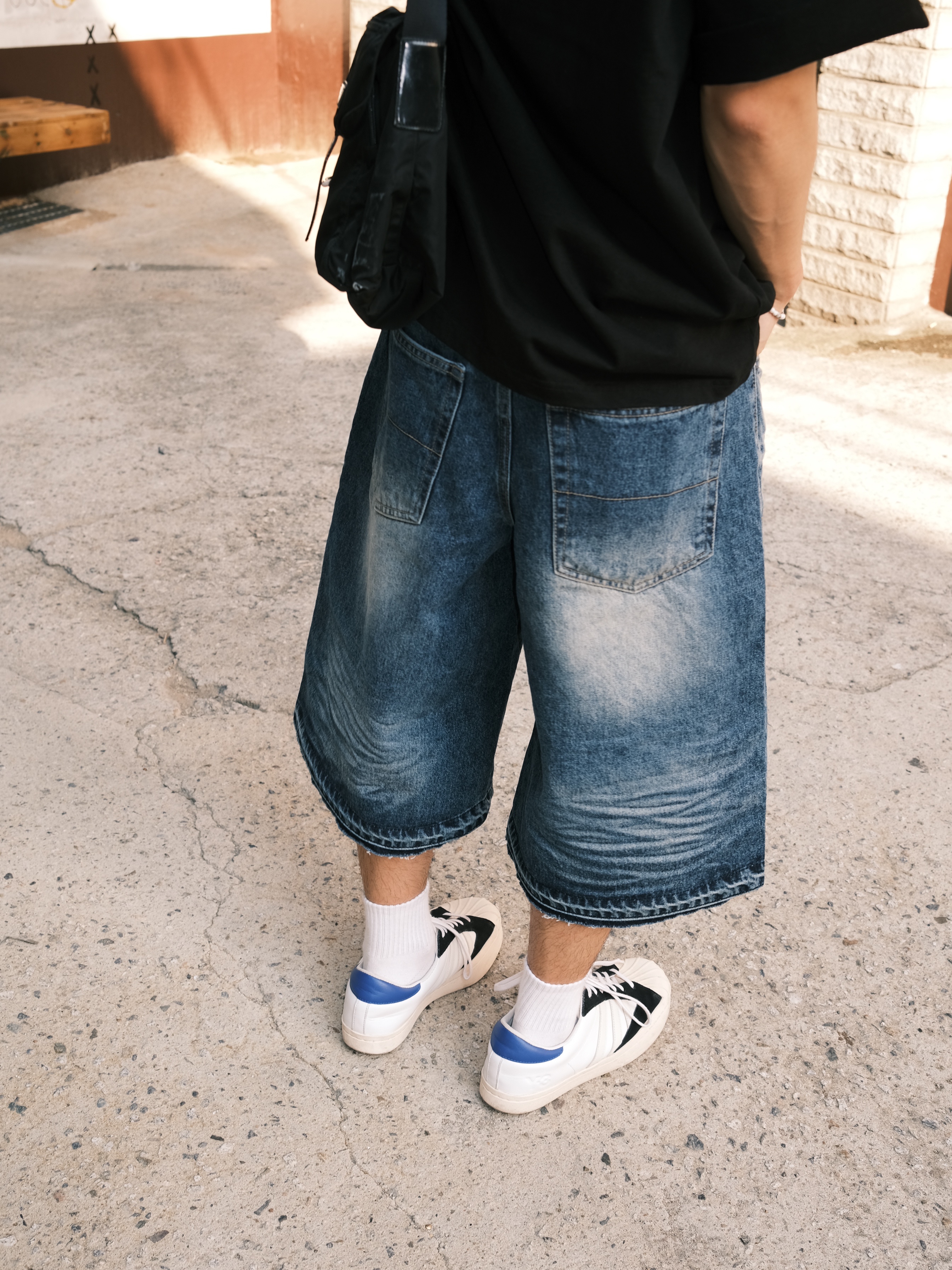 Y-3 Yohji Star Cloud White Bold Blue 착용 스타일 - 6