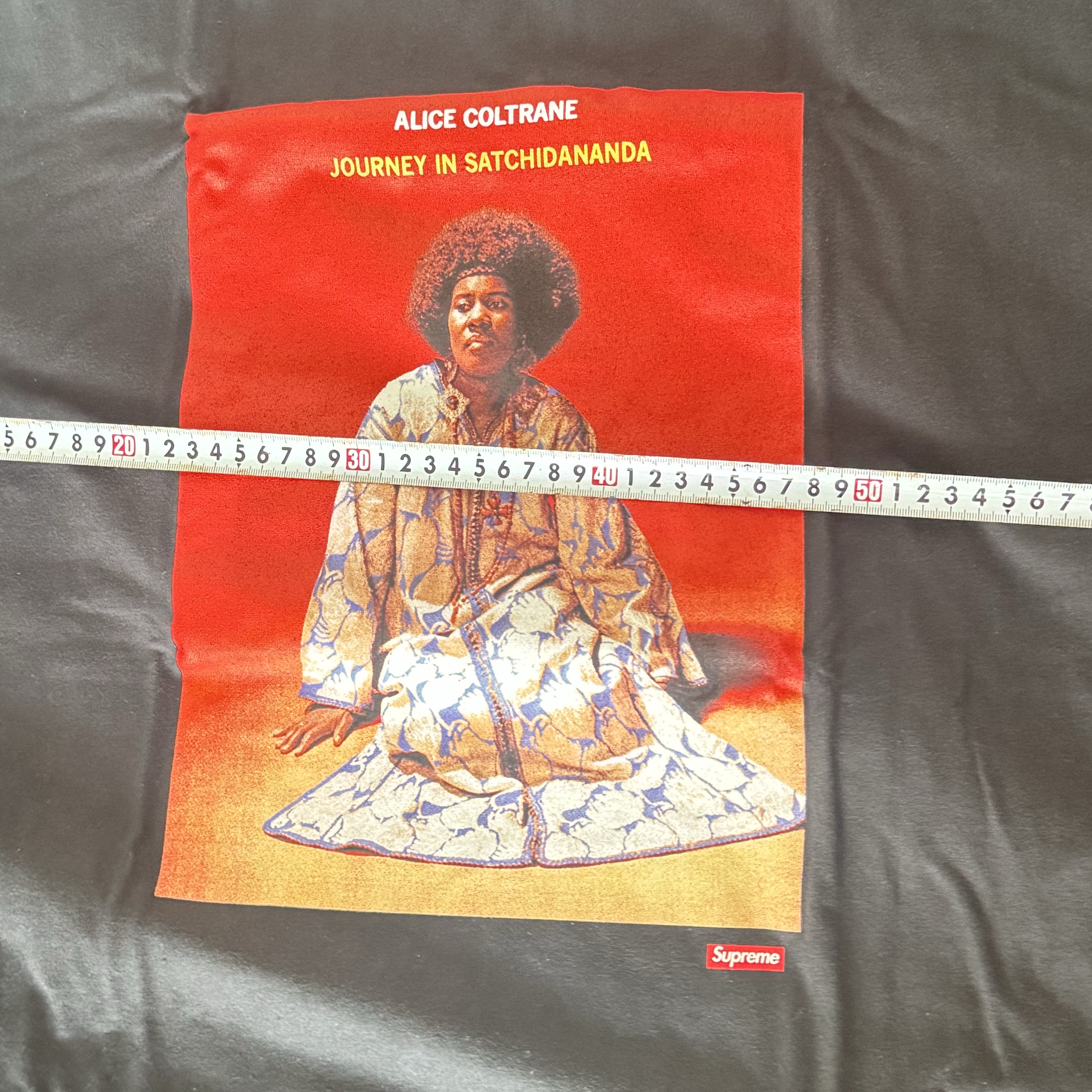Supreme Satchidananda T-Shirt Black - 24SS 착용 스타일
