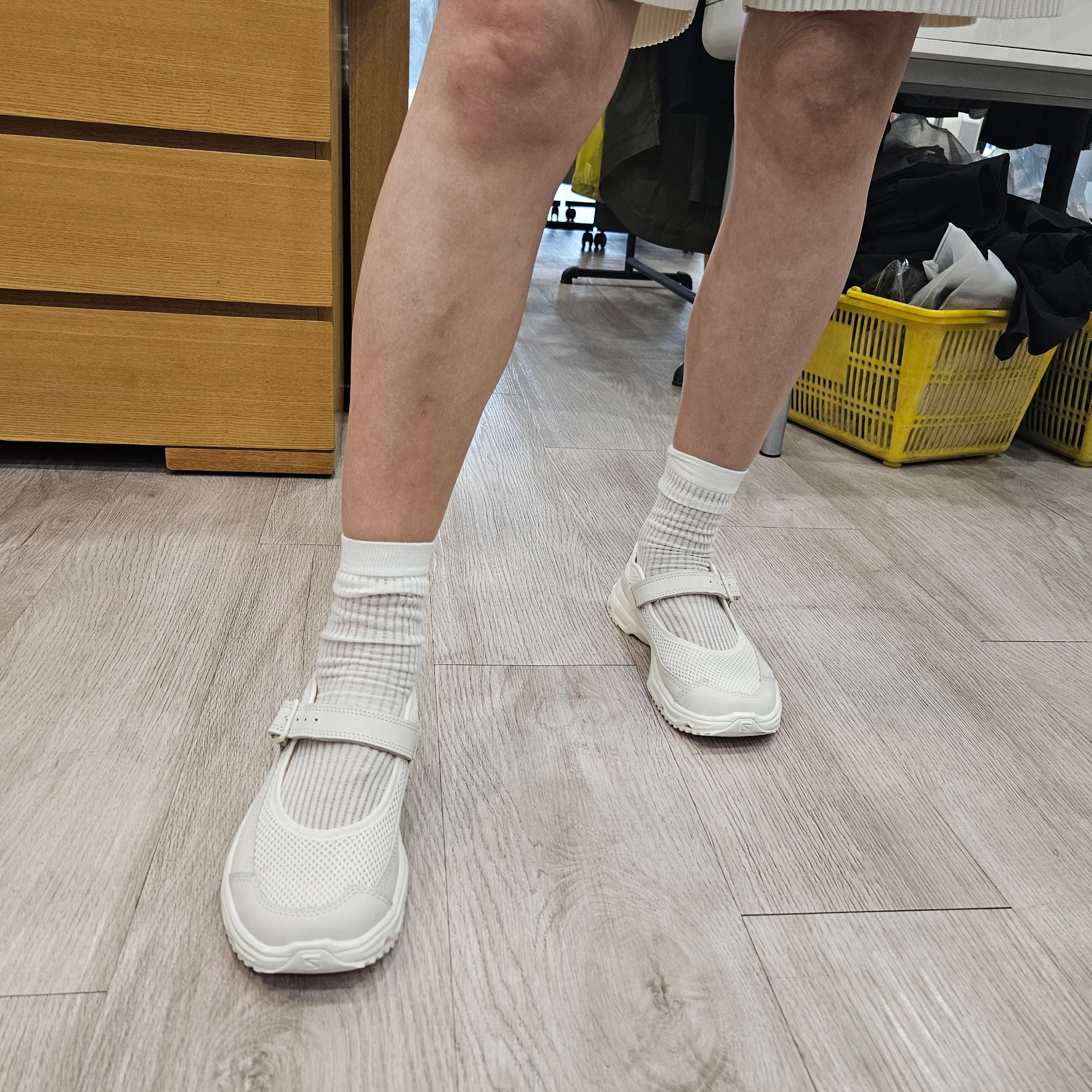Salomon RX Marie Jeanne Vanilla Ice 착용 스타일