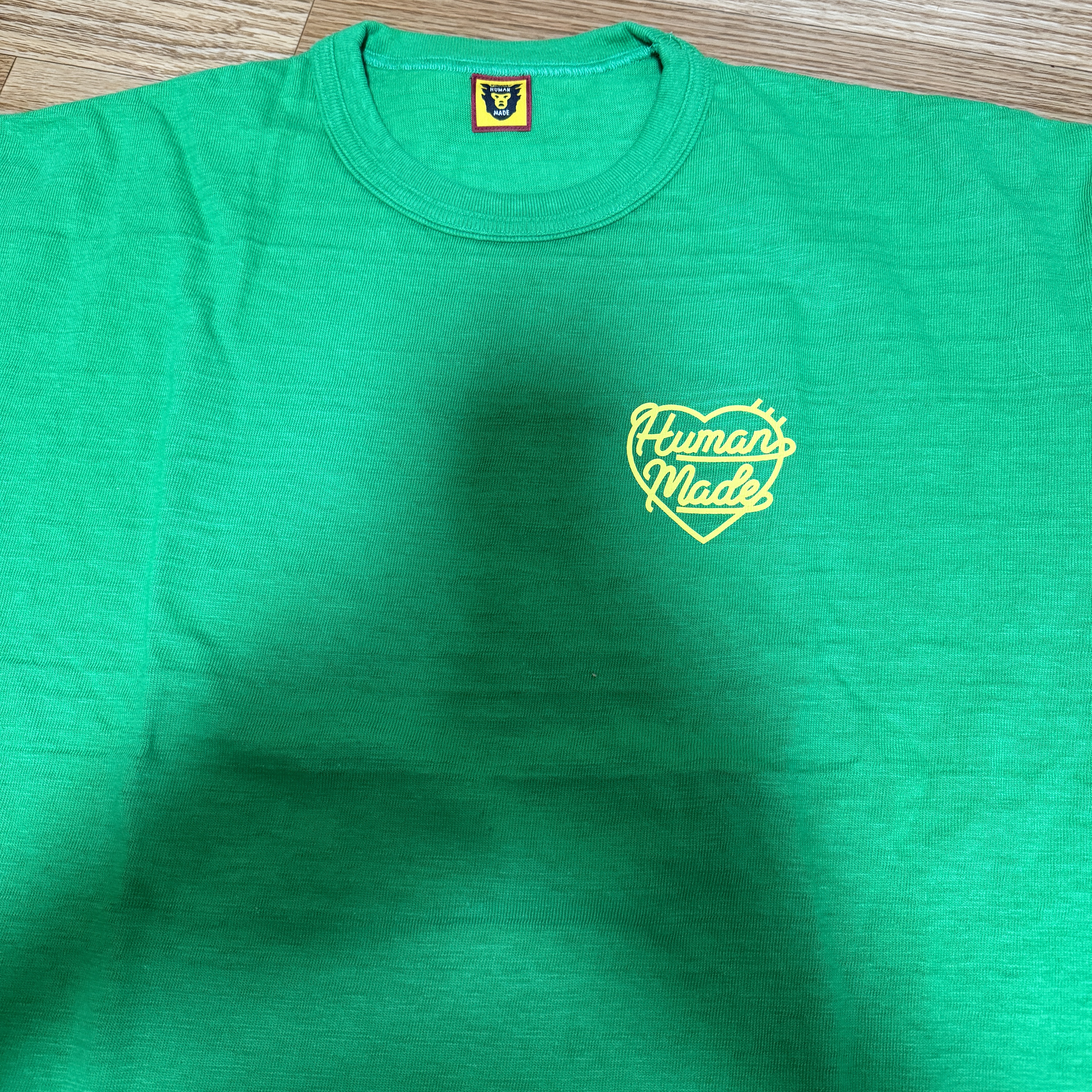 Human Made Color T-Shirt Green 착용 스타일 - 2