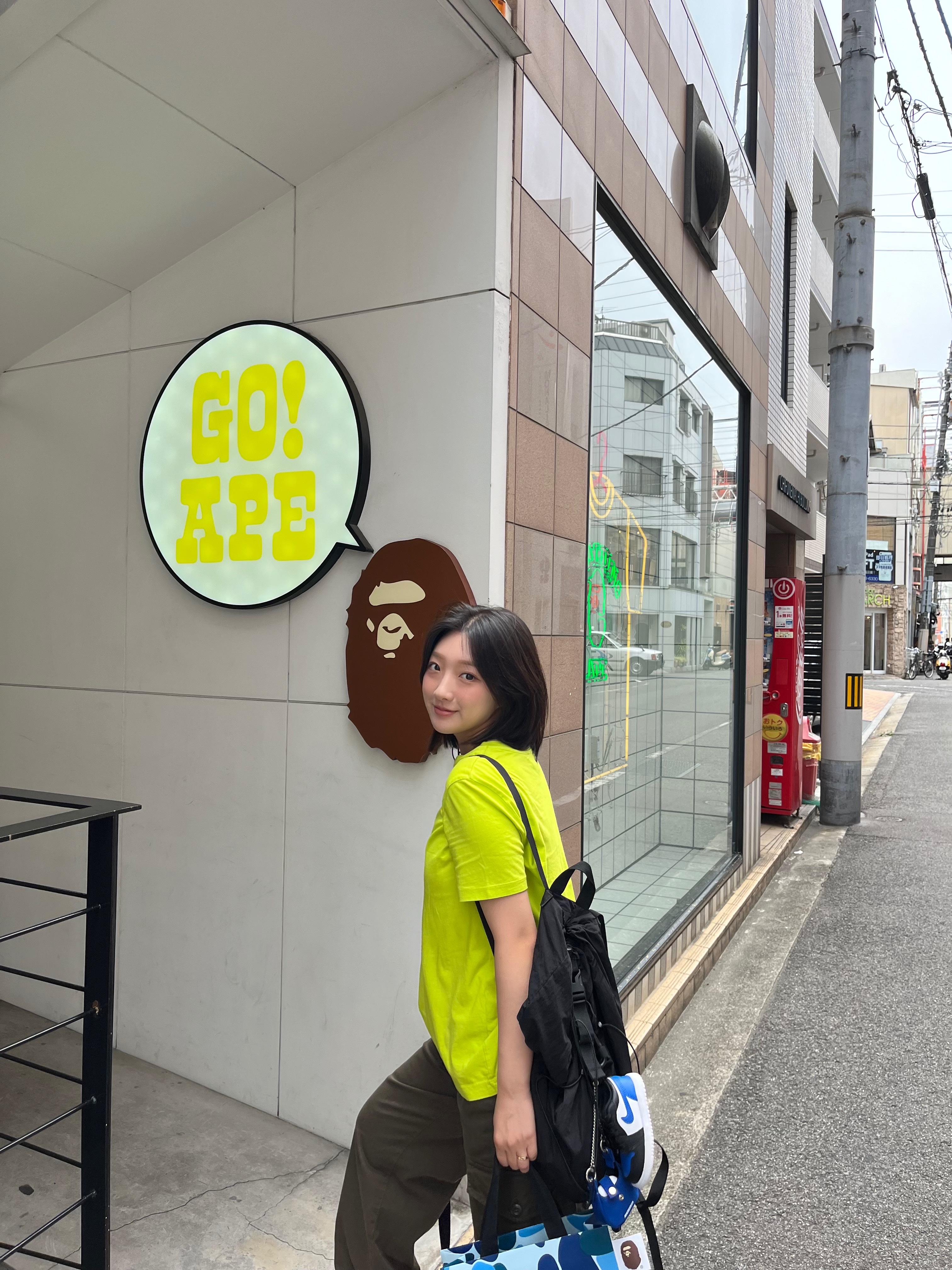 (W) Carhartt WIP Collins Pants Cypress 착용 스타일 - 1