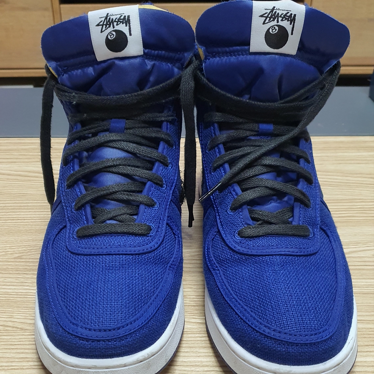 Nike x Stussy Vandal High Deep Royal Blue 착용 스타일 - 1