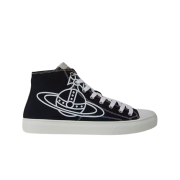 (W) Vivienne Westwood Plimsoll High Top Sneakers Black