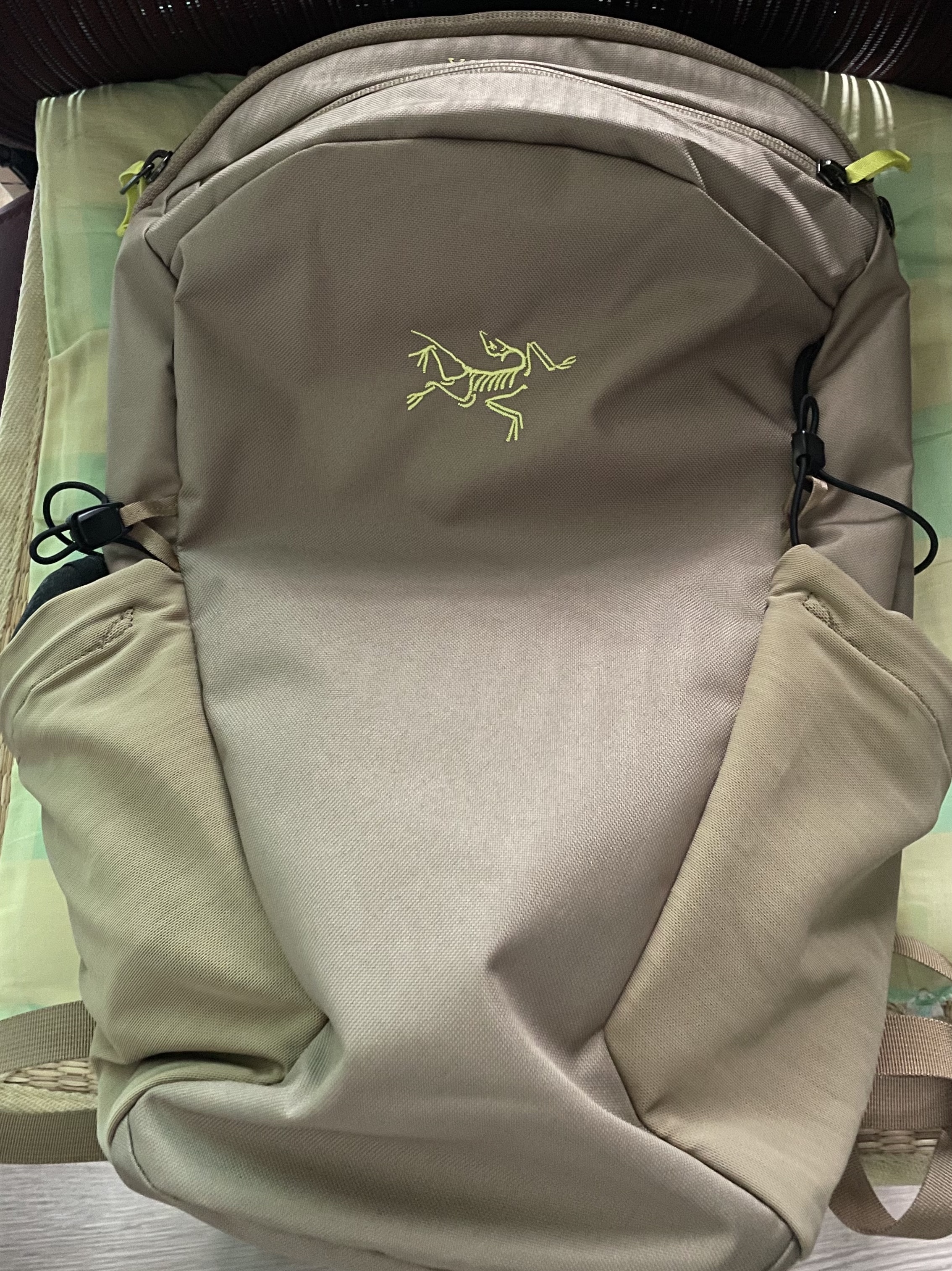 Arc'teryx Mantis 16 Backpack Canvas Euphoria 착용 스타일