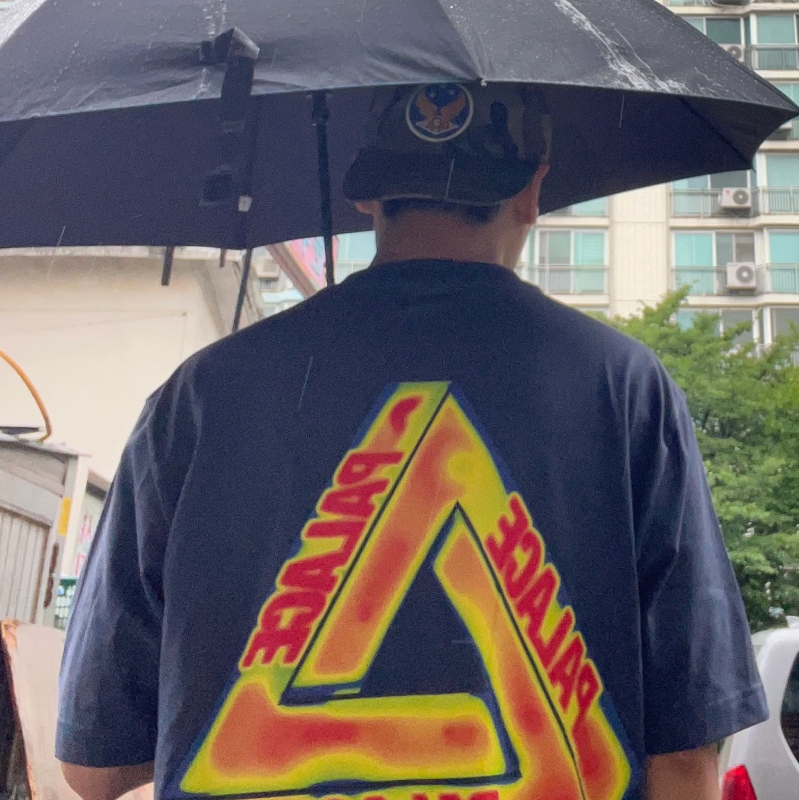 팔라스 히트 센시 티셔츠 네이비 - 24SS | Palace | KREAM Palace Heat Sensi T-Shirt Navy - 24SS