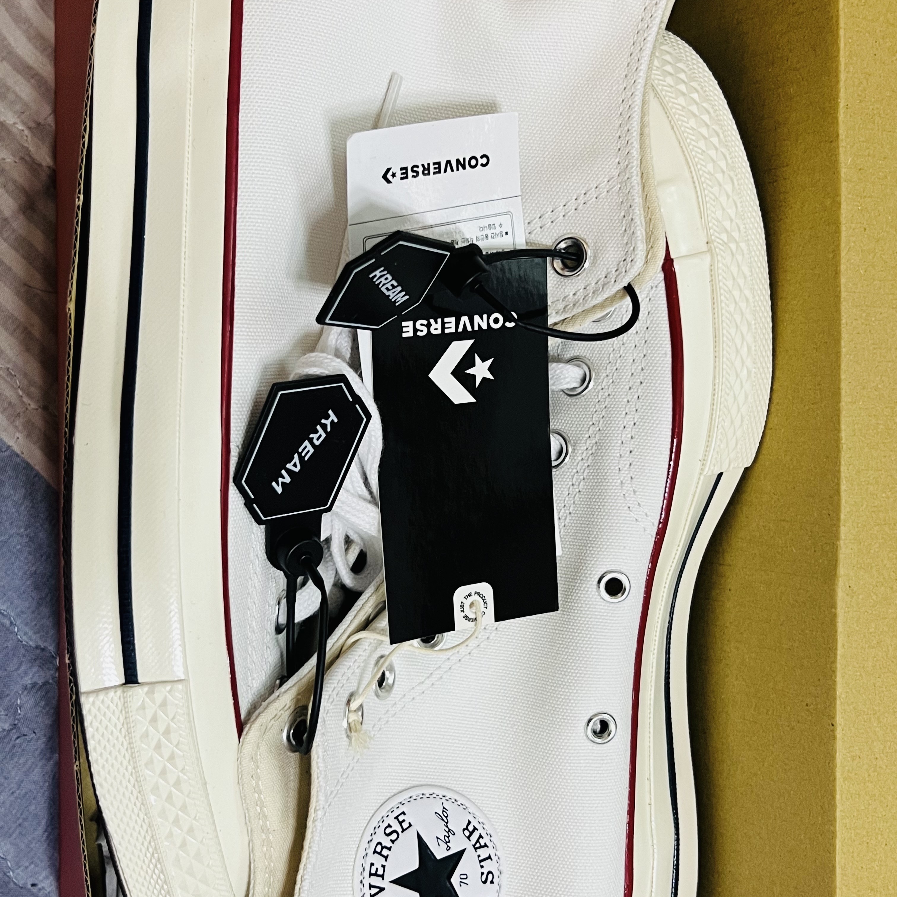 Converse Chuck 70 High Vintage Canvas White 착용 스타일 - 5