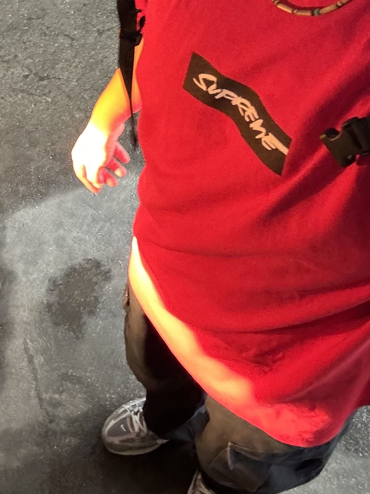 Supreme Futura Box Logo T-Shirt Red - 24SS, Nike P-6000 Flat Pewter Light Iron Ore 착용 스타일