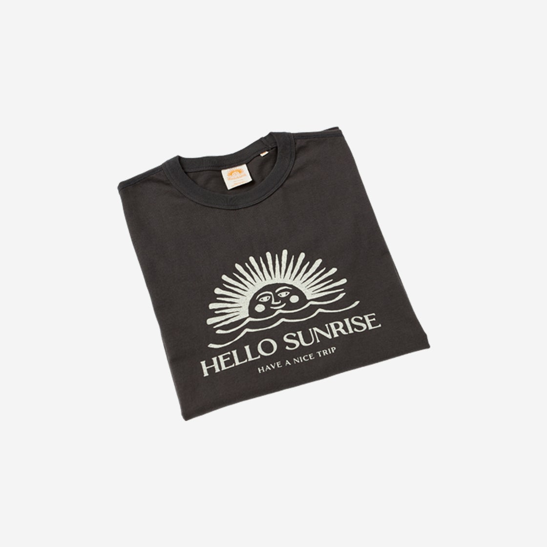 HS10014420003 Hello Sunrise Original Logo Tee Charcoal - #3