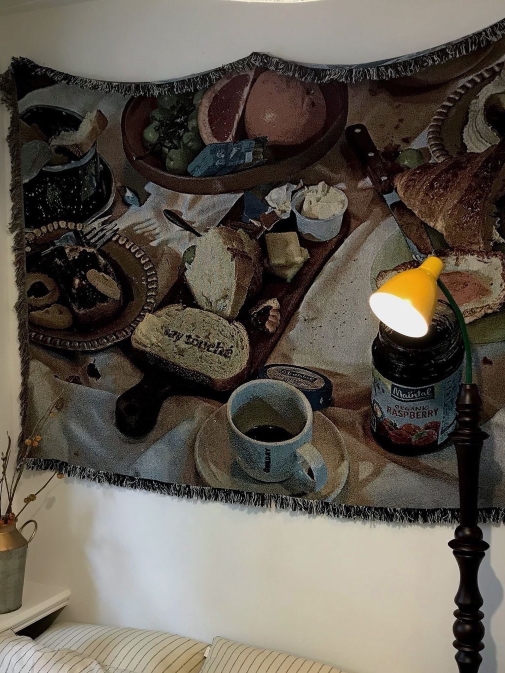 Say Touche Photo Woven Blanket 04, Say Touche Photo Woven Blanket 01 착용 스타일