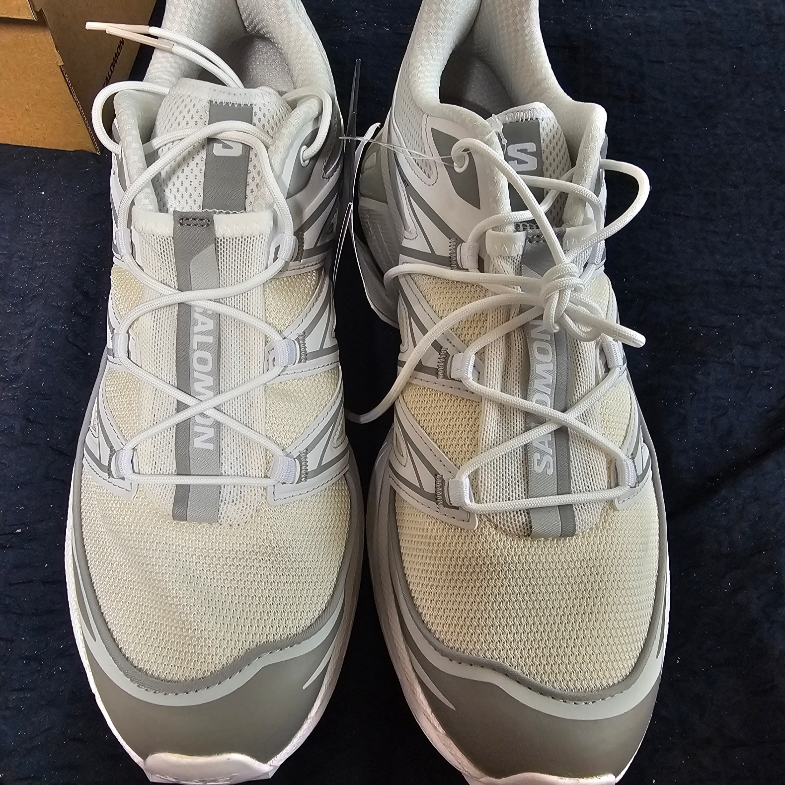 Salomon XT-6 Expanse Vanilla Ice White 착용 스타일 - 2
