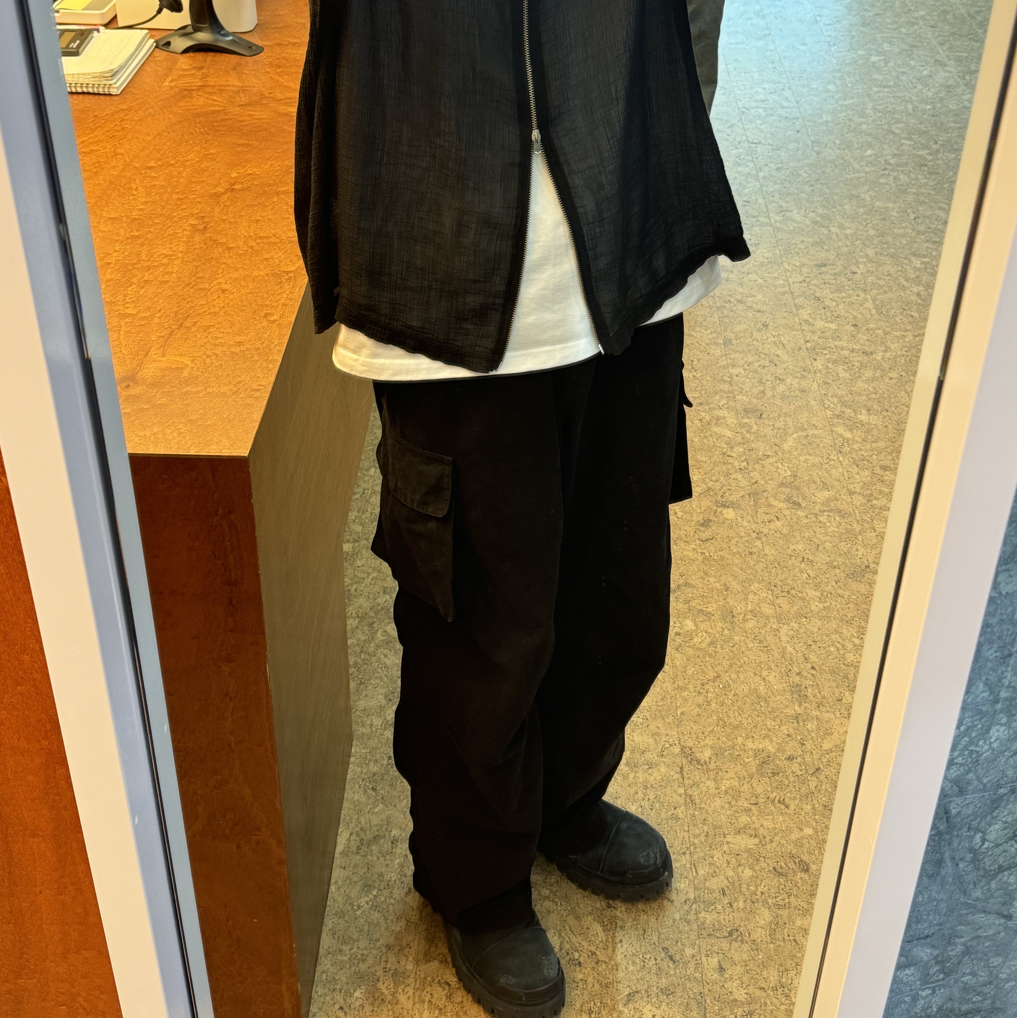 Roa Hiking Katharina Ecostep Vibram Sole Sand, Kapital Fleece Big Crewneck Sweat Heather Charcoal 착용 스타일 - 3