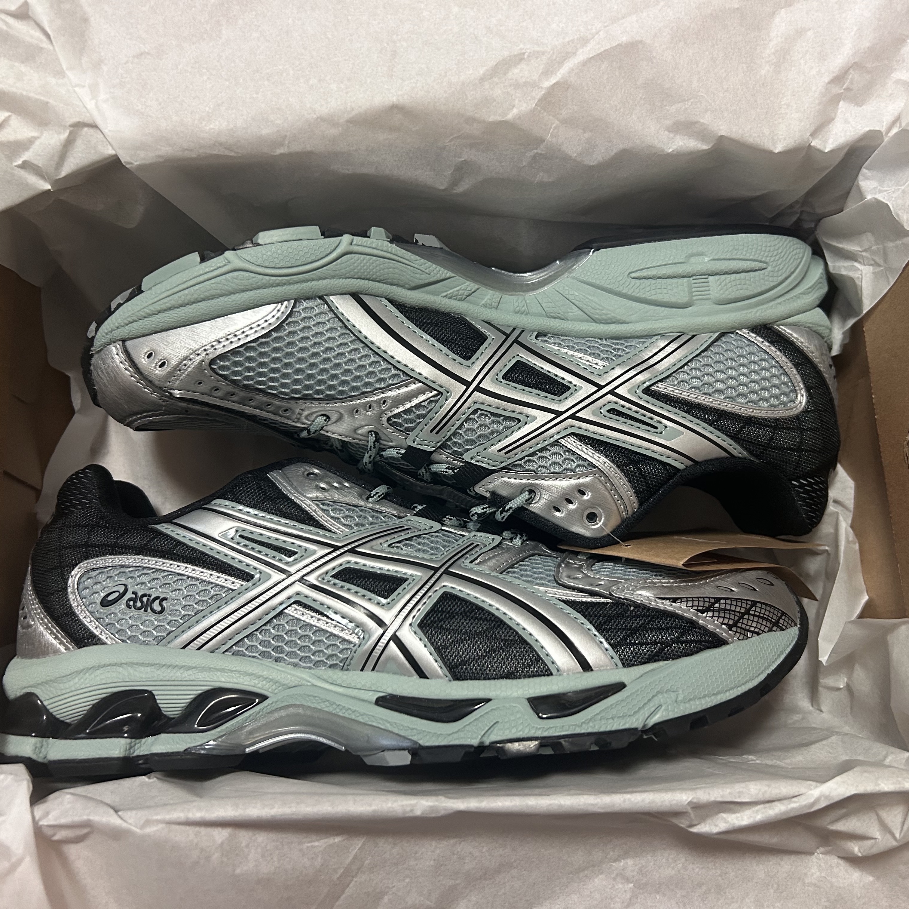 Asics Gel-Nimbus 10.1 Ocean Haze Pure Silver 착용 스타일 - 5