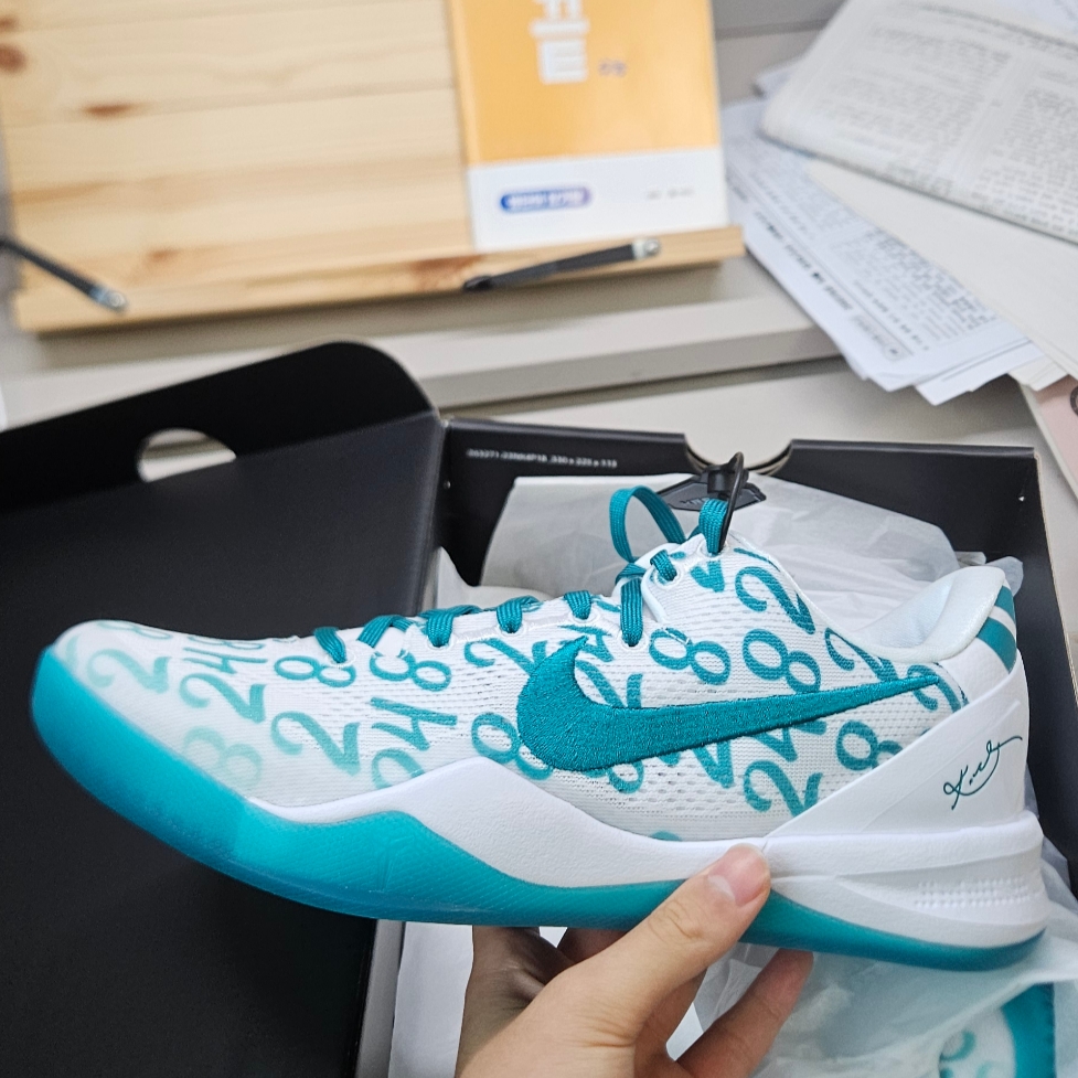 Nike Kobe 8 Protro Aqua 착용 스타일 - 1