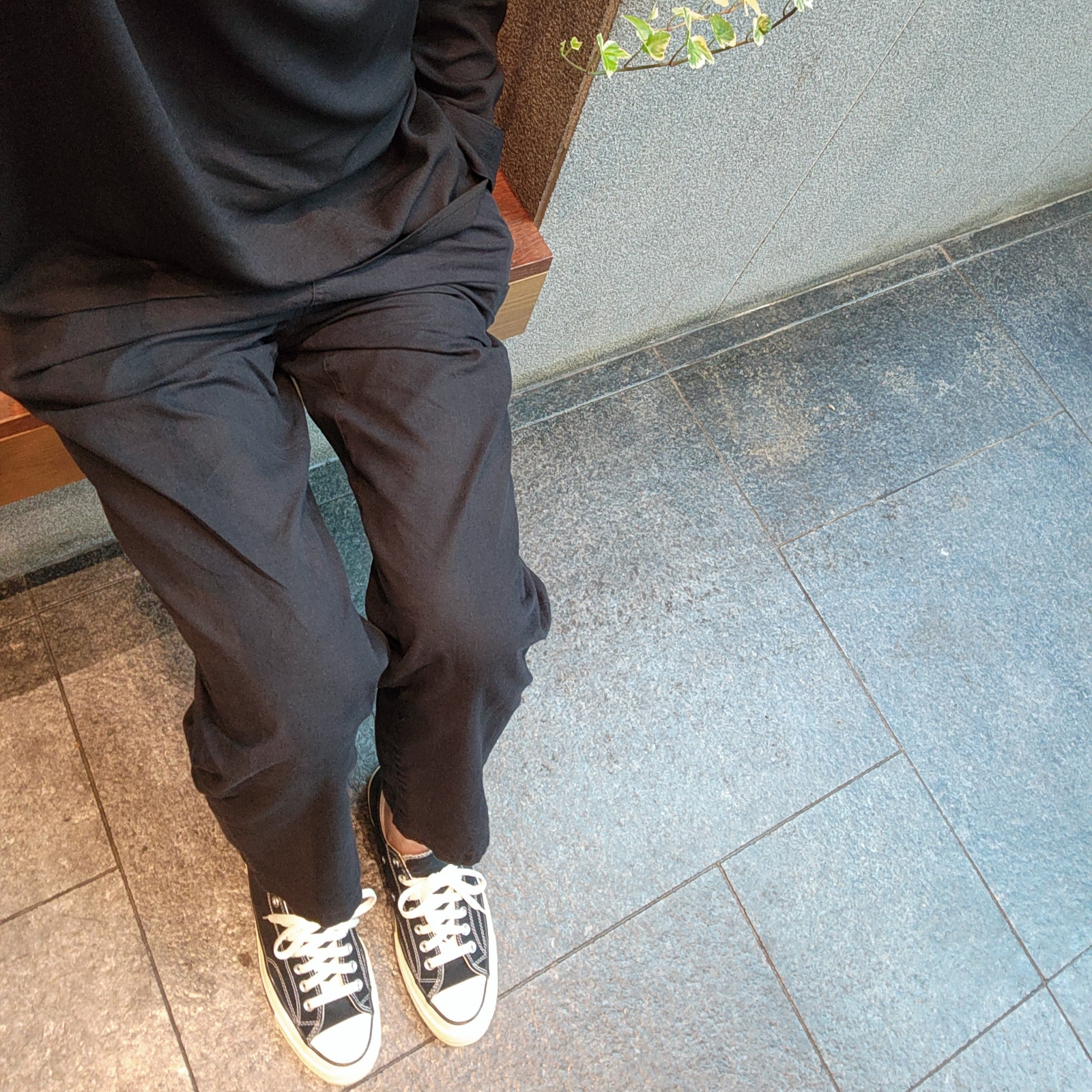Converse Chuck 70 Ox Black - Standard 착용 스타일 - 1