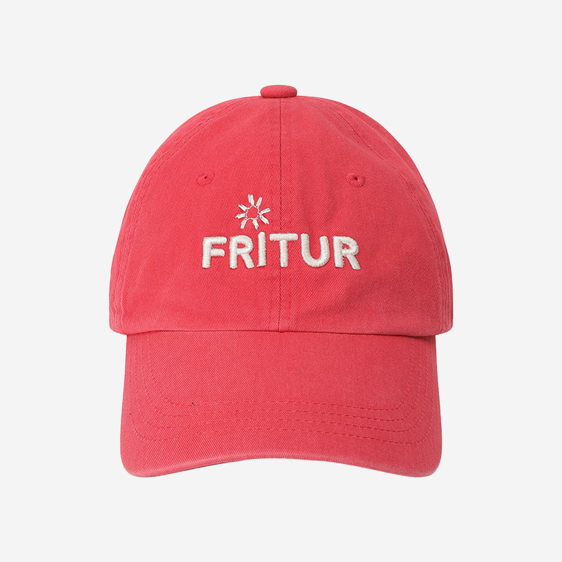 프리터 시그니처 볼캡 레드(Fritur Signature Ball Cap Red)