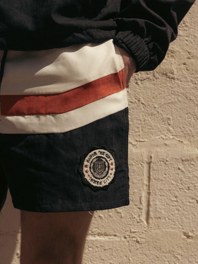 Honor the Gift Brushed Poly Track Short Black, Honor the Gift Brushed Poly Track Anorak Black 착용 스타일 - 4