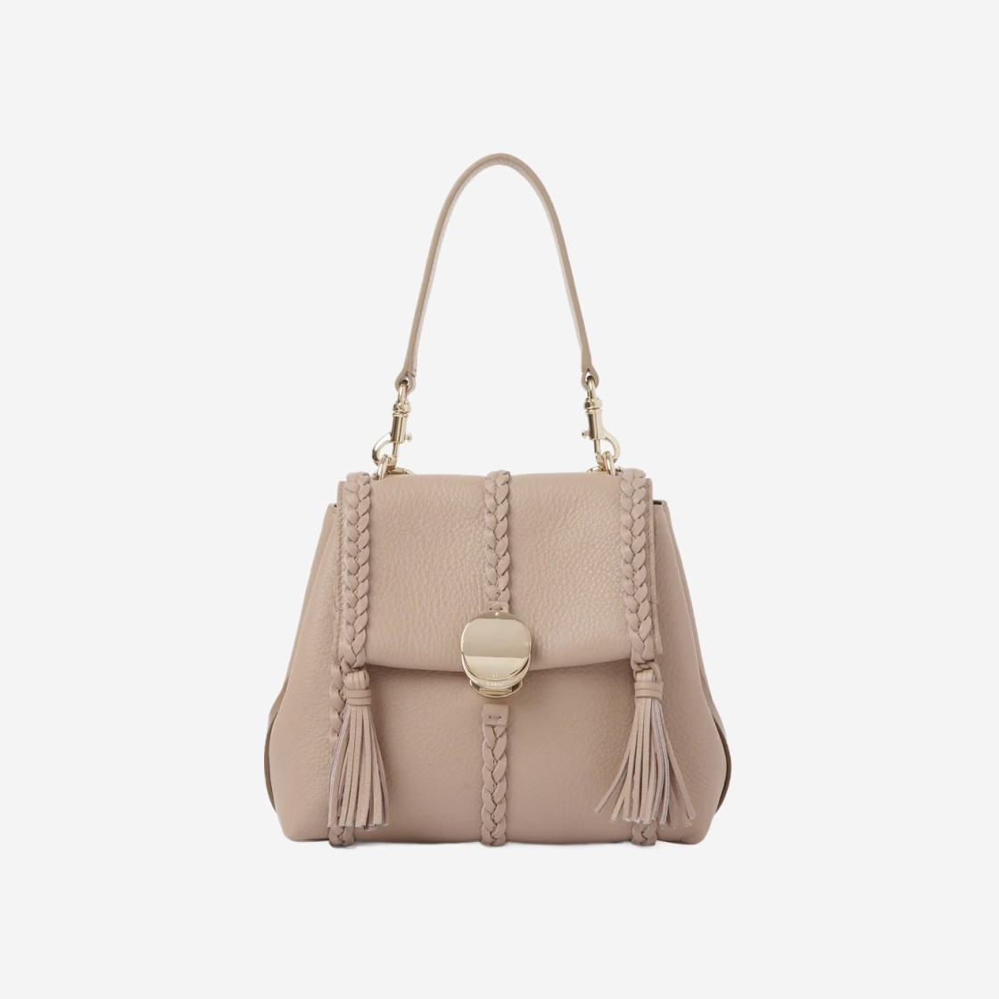 Chloe Grained Leather Penelope Small Soft Shoulder Bag Nomad Beige 상세 이미지 1