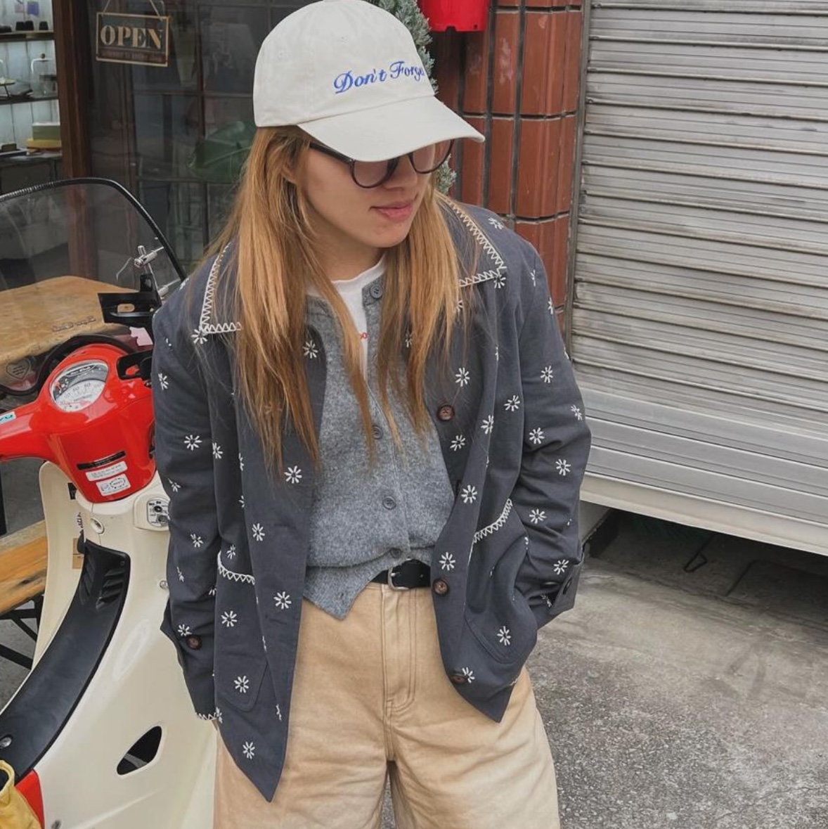 Fritur The Kyoto Jacket Blue, Fritur The Kyoto Work Jacket Charcoal 착용 스타일