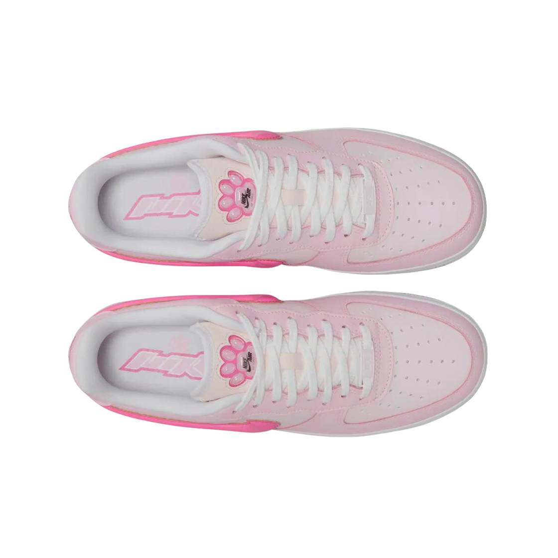 (W) 나이키 에어포스 1 로우 포우 프린트 핑크((W) Nike Air Force 1 Low Paw Print Pink) - 2