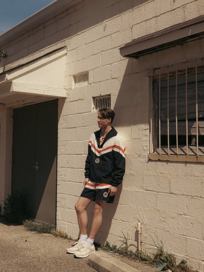 Honor the Gift Brushed Poly Track Short Black, Honor the Gift Brushed Poly Track Anorak Black 착용 스타일 - 3