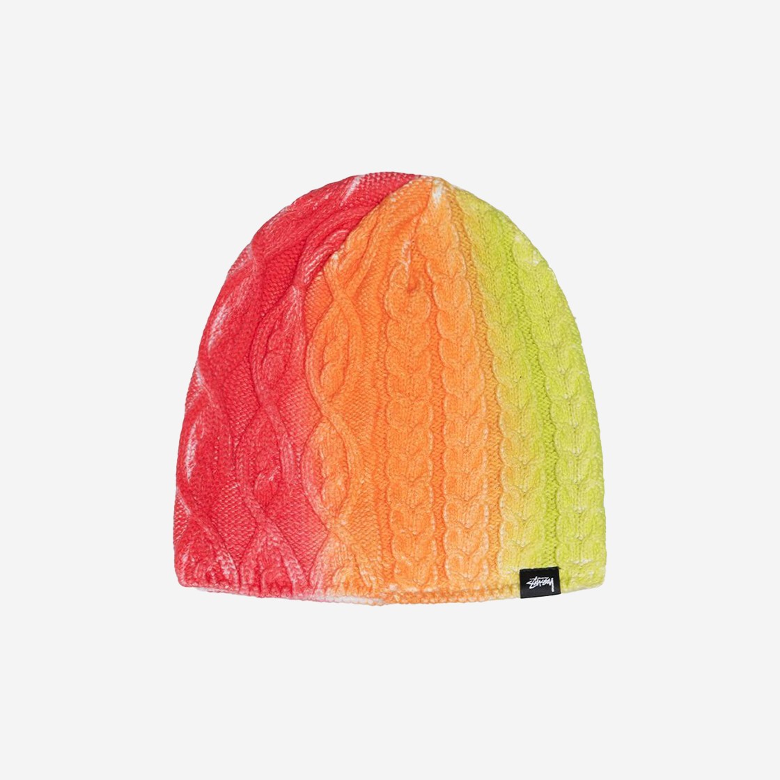 Stussy Spray Multi Knit Beanie Orange Multi 상세 이미지 1